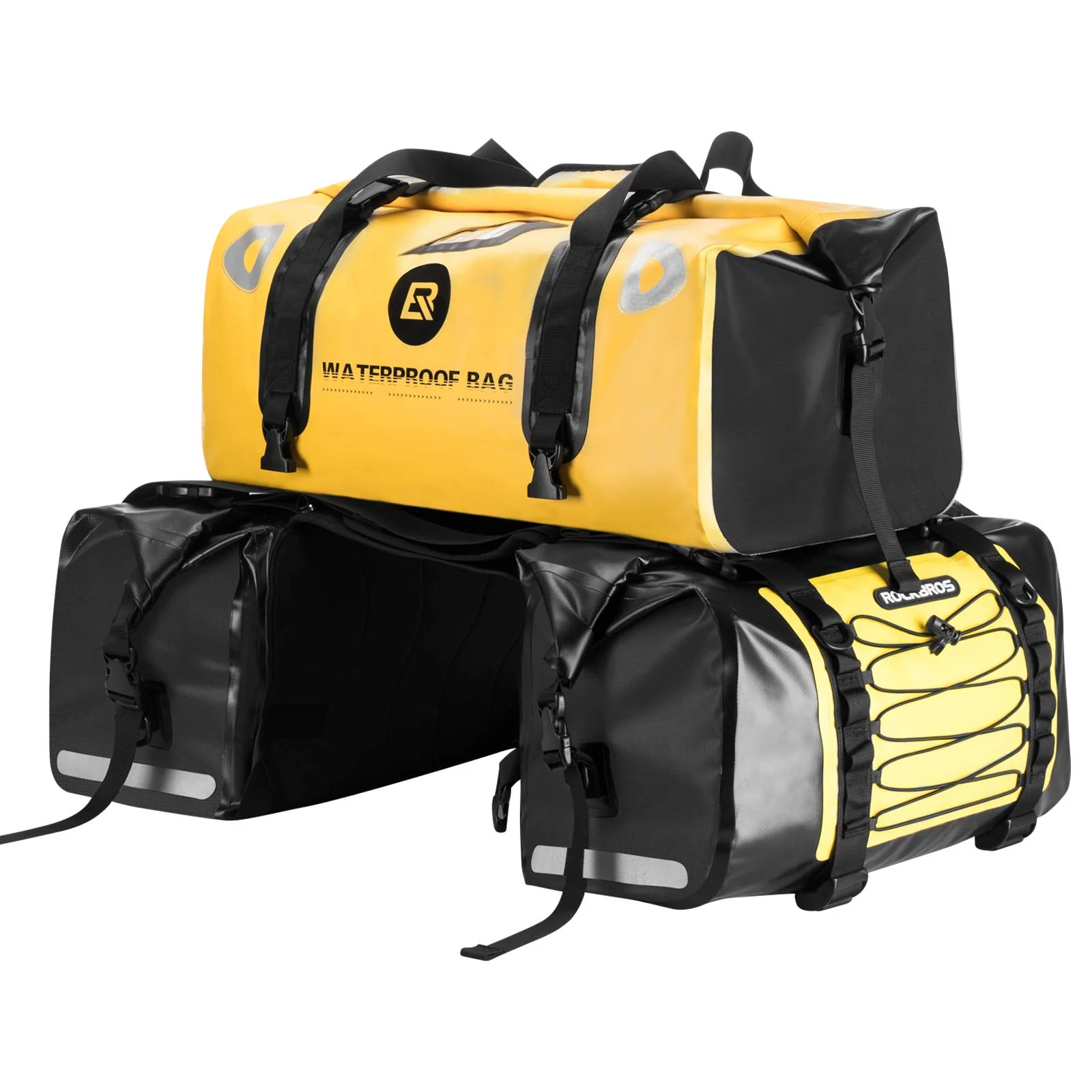 ROCKBROS Motorcycle Pannier Bag Waterproof Motorcycling Rear Seat Carrier - Image 3