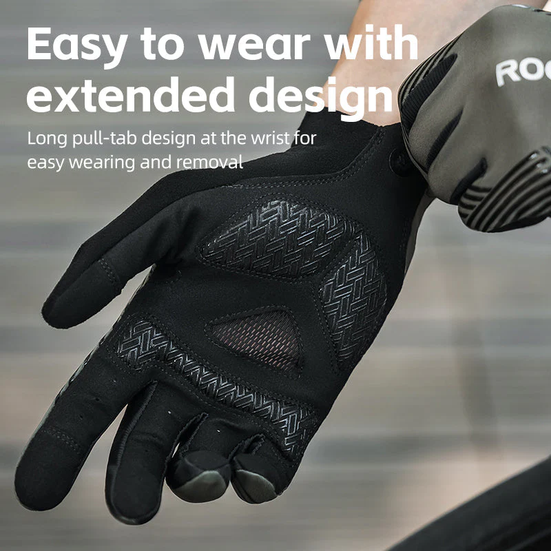 ROCKBROS MTB Gloves - Touch Screen, Anti-Slip Full Finger Cycling Gloves - Image 10