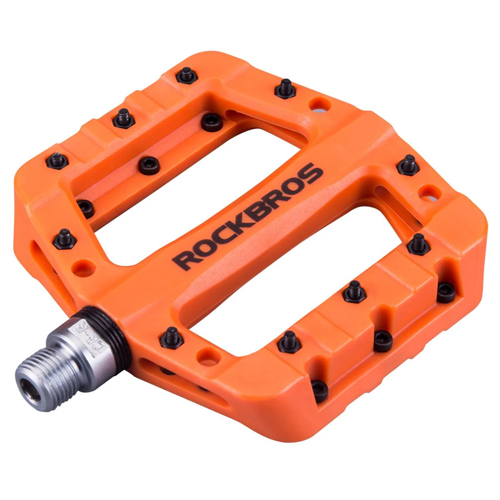 ROCKBROS Nylon Bike Pedals 9/16 Cycling Flat Pedals Widened Type (Pair) - Image 14