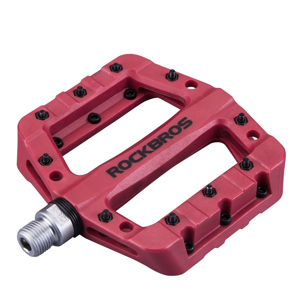 ROCKBROS Nylon Bike Pedals 9/16 Cycling Flat Pedals Widened Type (Pair) - Image 20