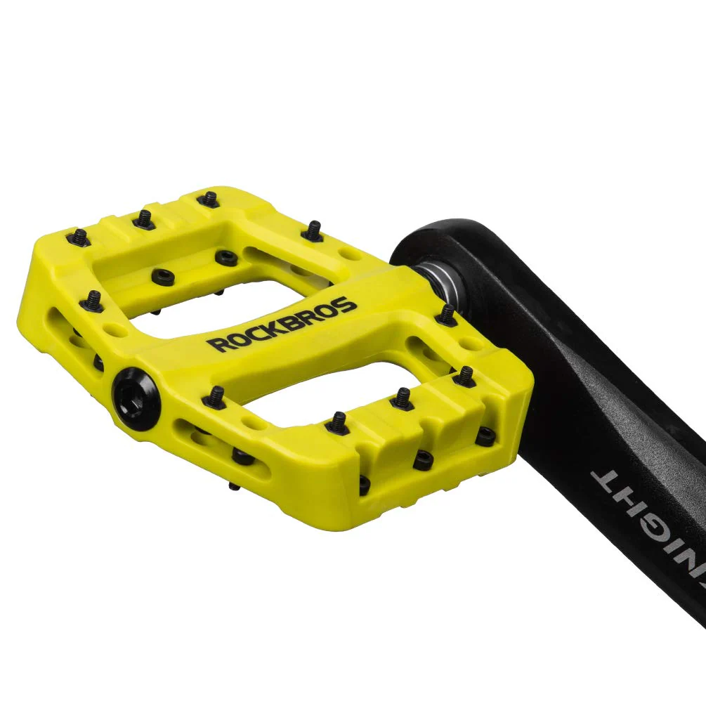 ROCKBROS Nylon Bike Pedals 9/16 Cycling Flat Pedals Widened Type (Pair) - Image 27