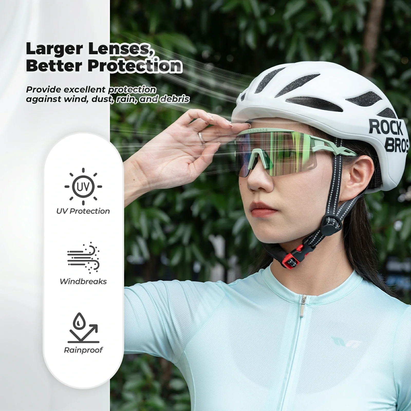 ROCKBROS Photochromic / Polarized Cycling Sunglasses - SP337 - Image 23
