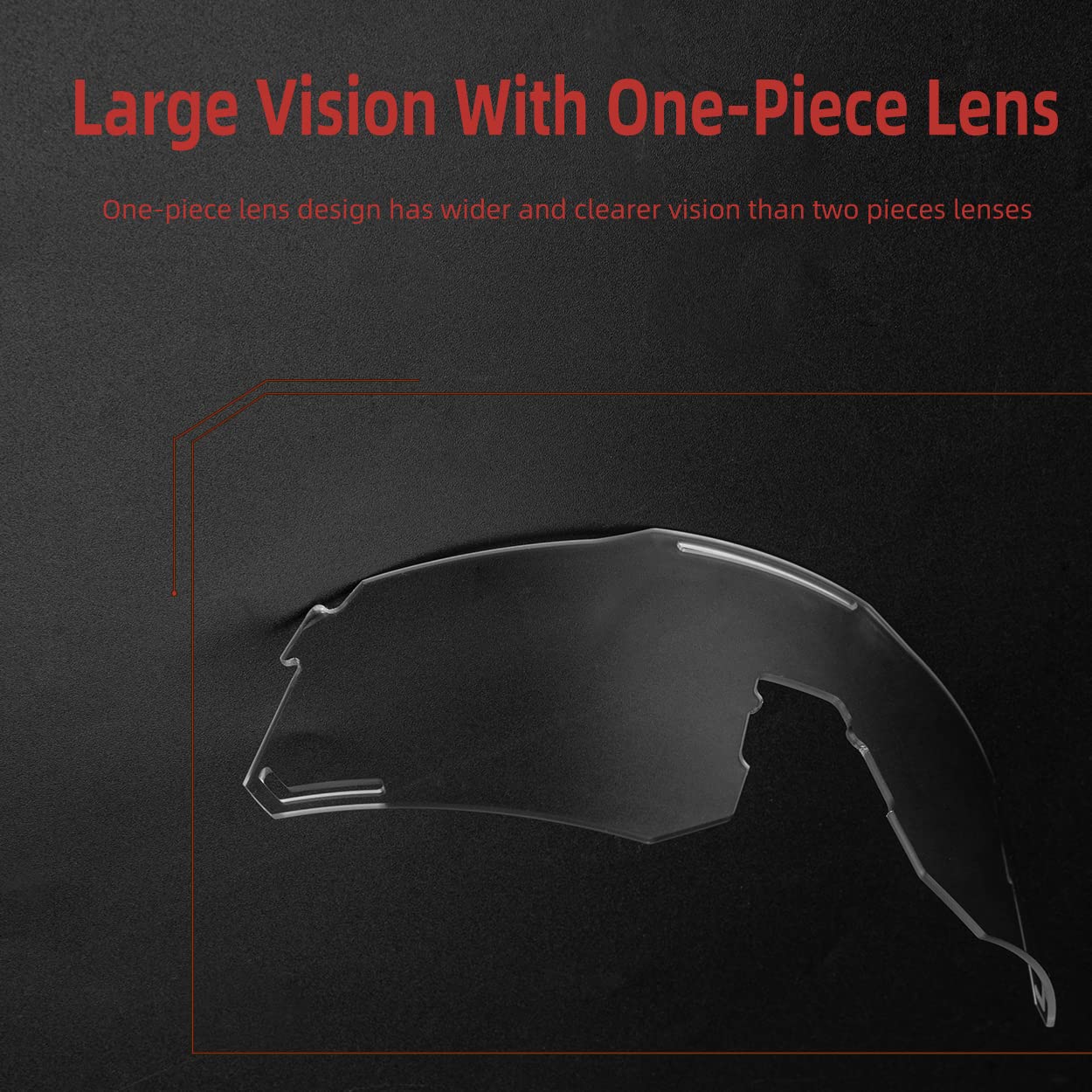 ROCKBROS Photochromic Cycling Glasses UV Protection Sunglasses Transparent - Image 5