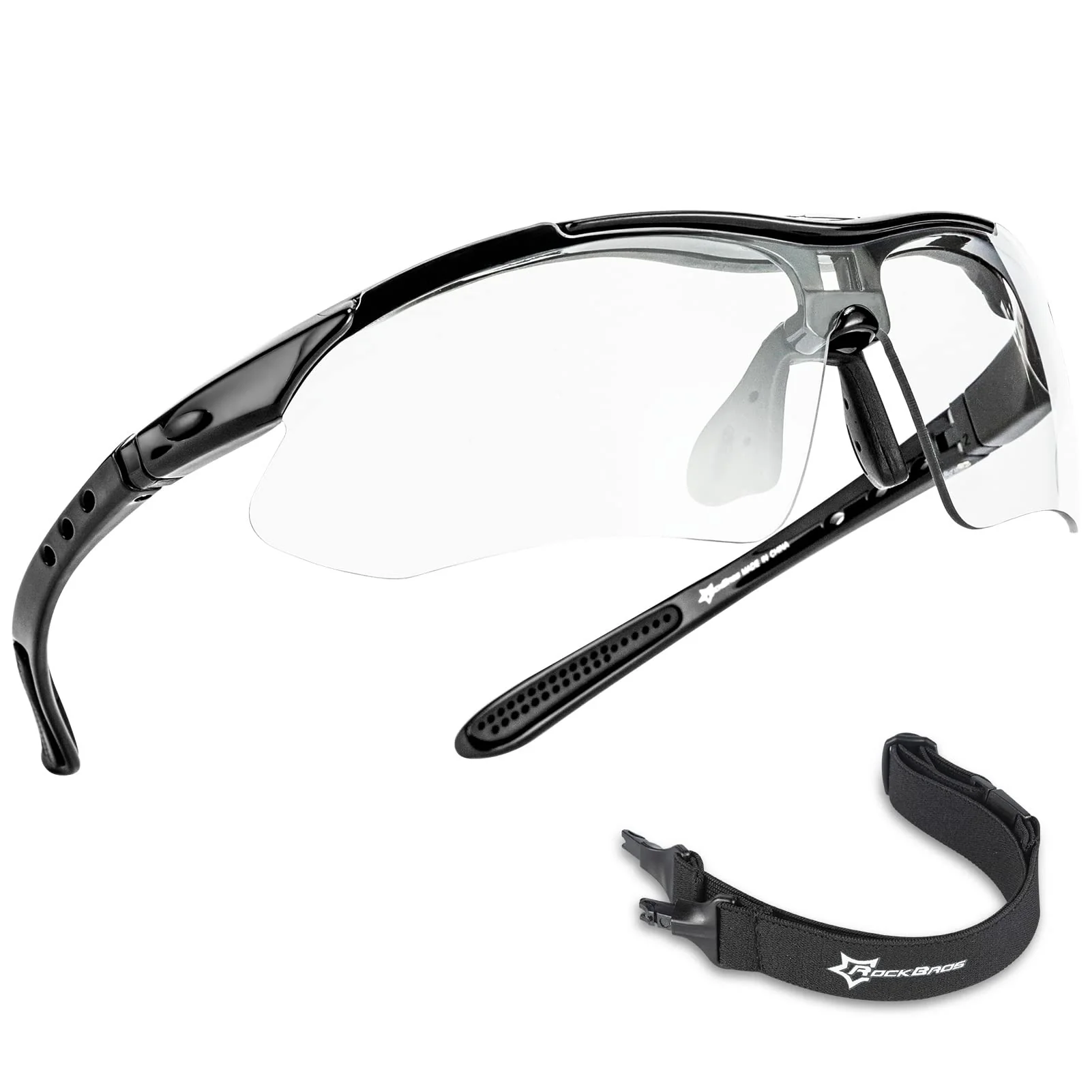 ROCKBROS Photochromic Outdoor Sport Sunglasses With Changeable Straps - Image 8