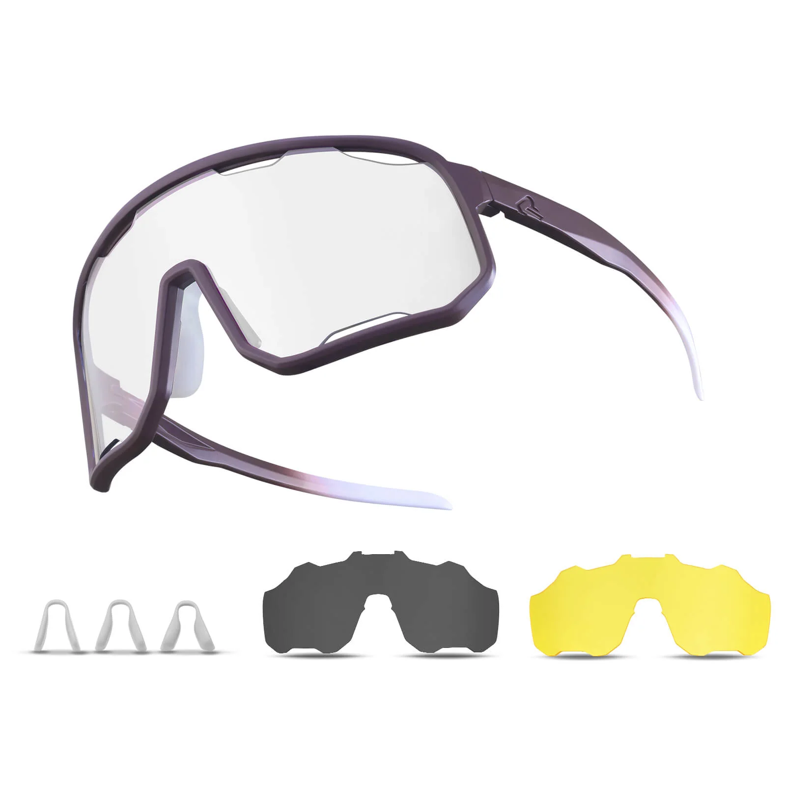 ROCKBROS Photochromic Sunglasses UV400 Transparent Cycling Glasses SP351 - Image 5