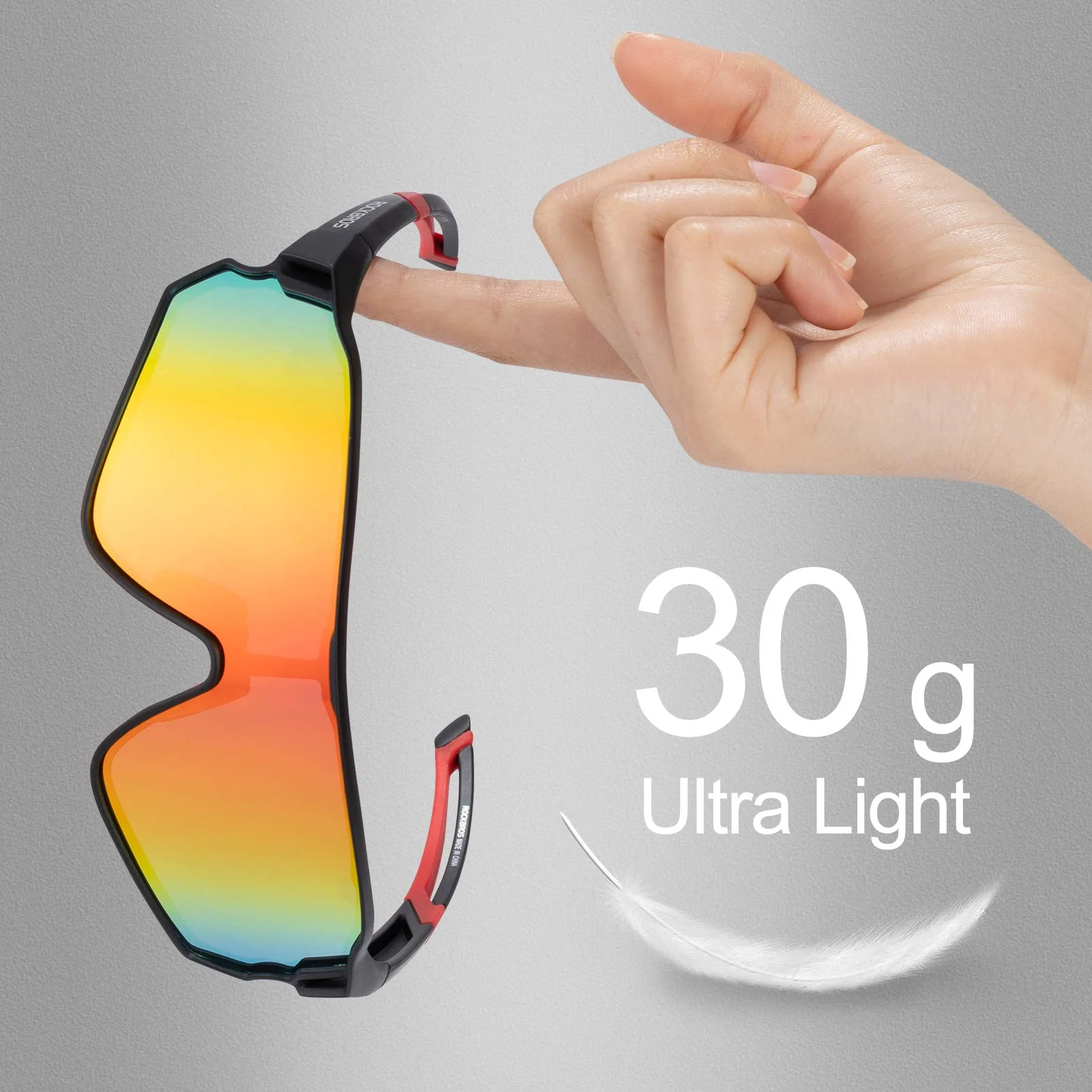 ROCKBROS Polarized Sunglasses UV 400 Protection TR90 Frame Outdoor Sports - Image 11