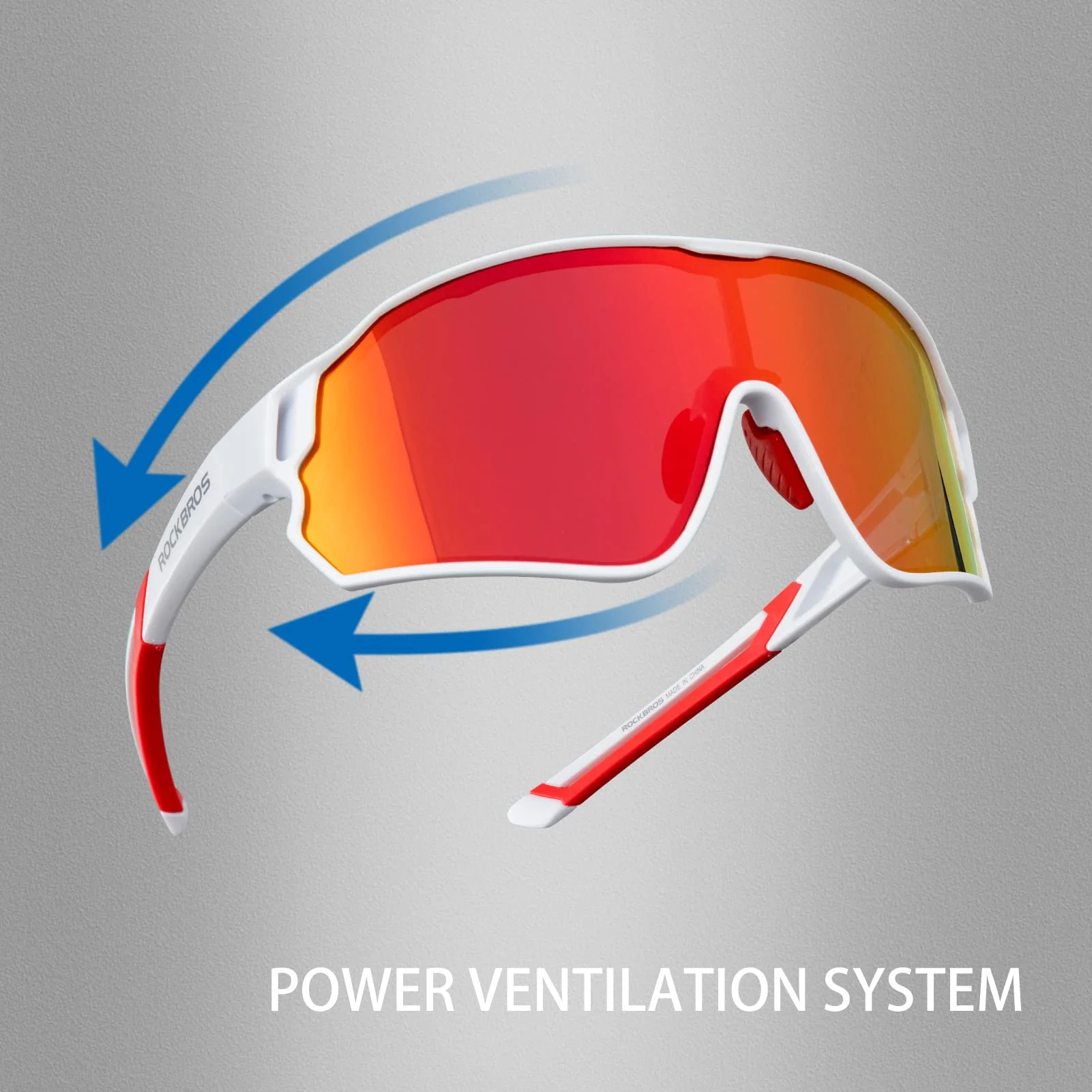 ROCKBROS Polarized Sunglasses UV 400 Protection TR90 Frame Outdoor Sports - Image 18
