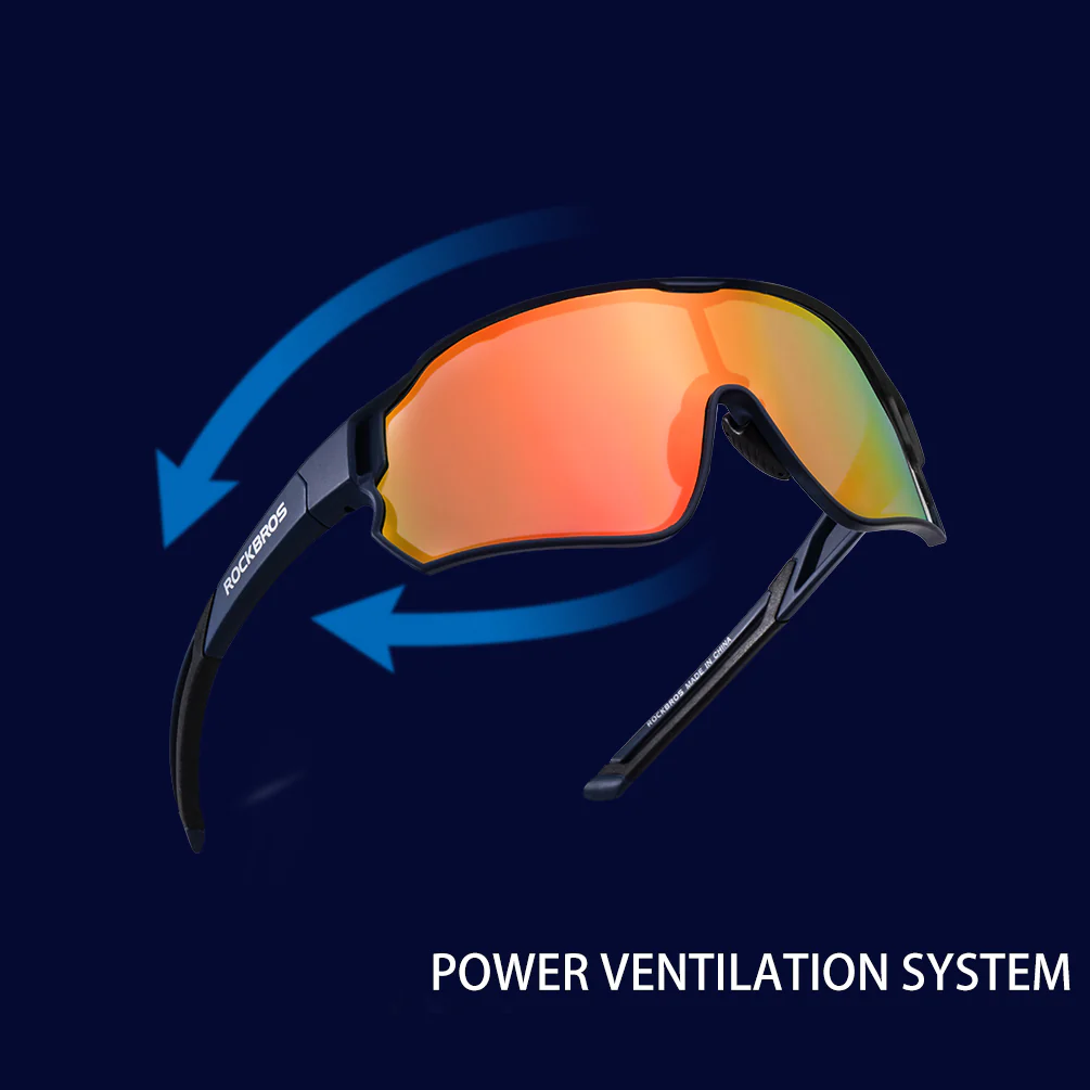 ROCKBROS Polarized Sunglasses UV 400 Protection TR90 Frame Outdoor Sports - Image 25