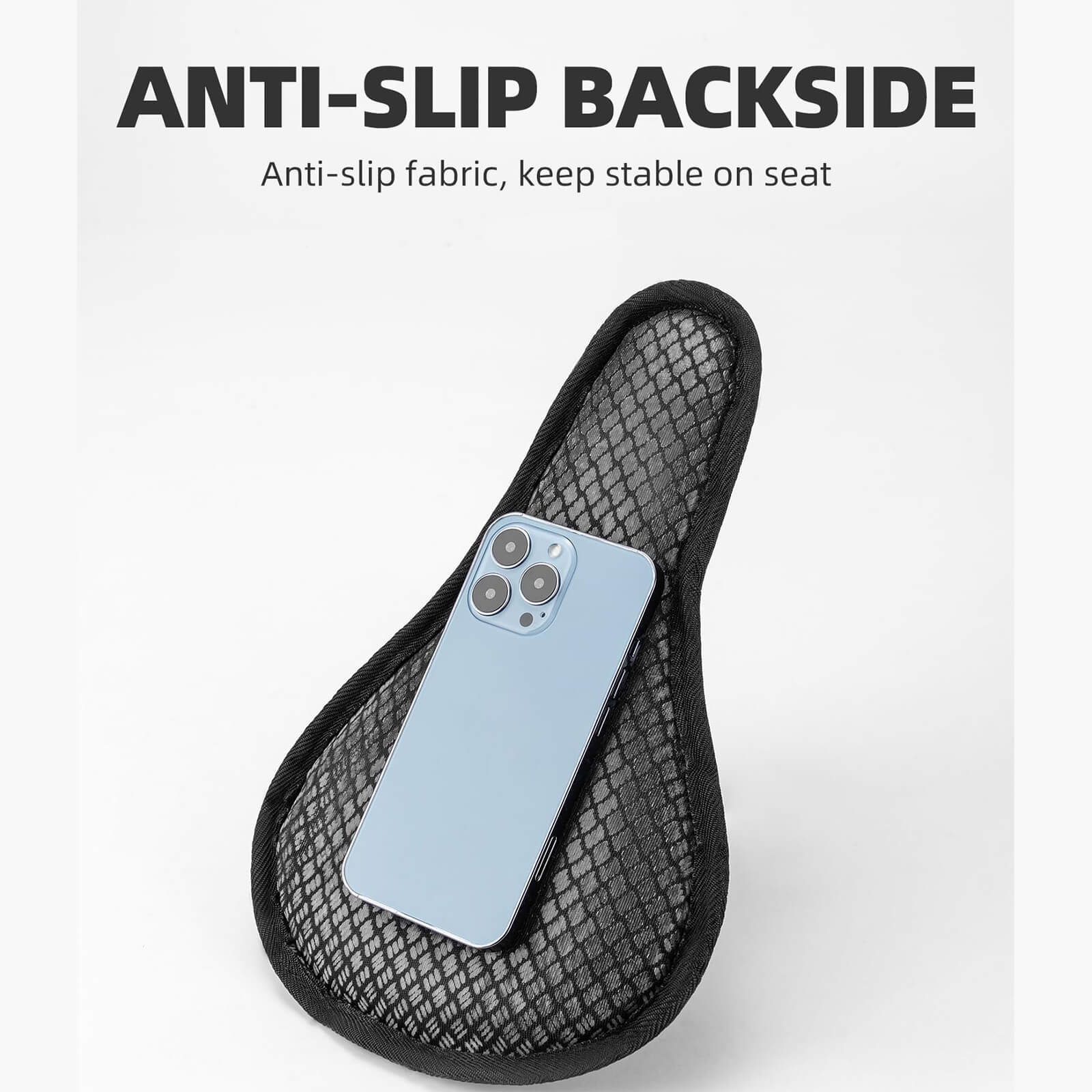 ROCKBROS Rechargeable Gel Bike Seat Cover with Rear Lights - Image 6