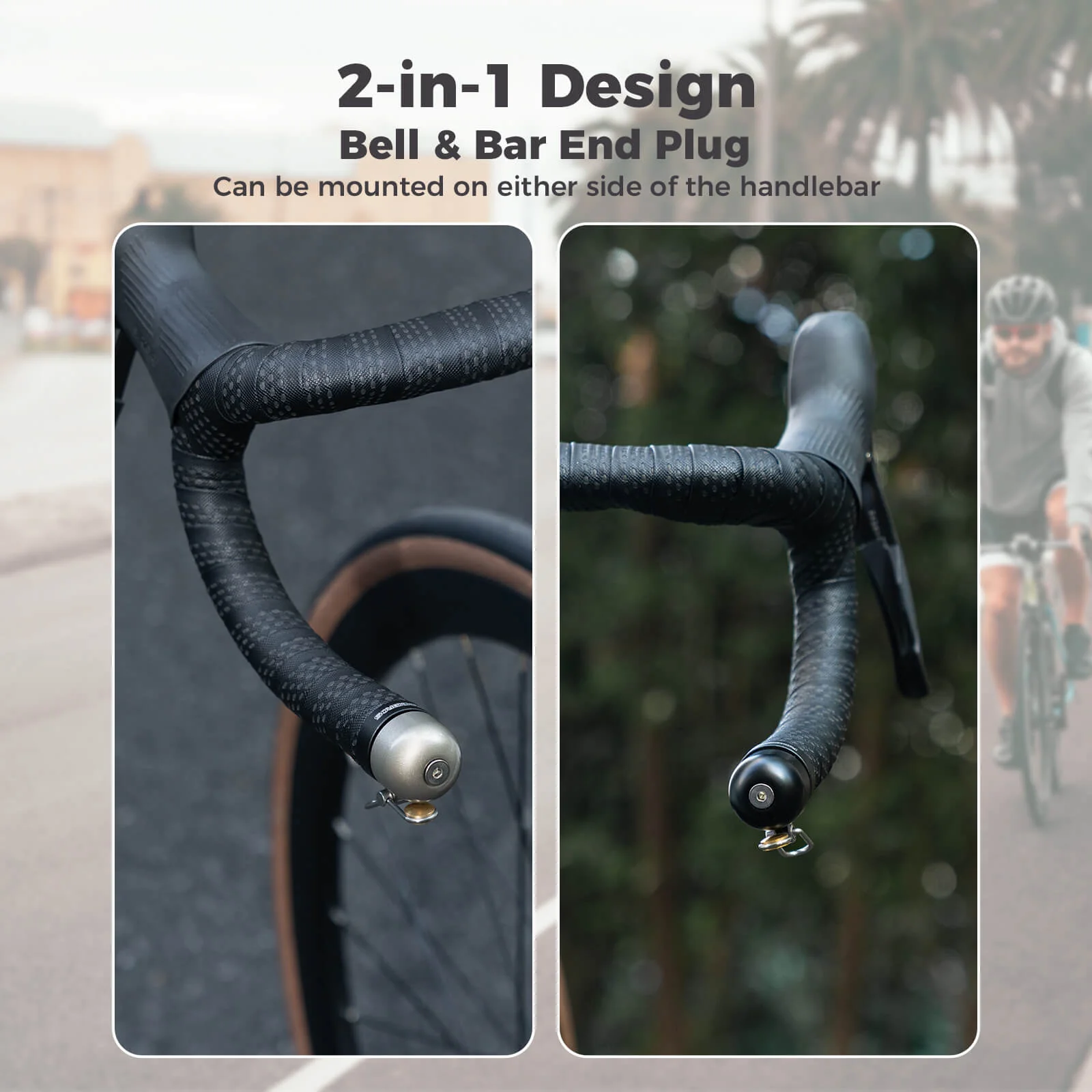 ROCKBROS Road Bike Bell Handlebar Plug - Image 7