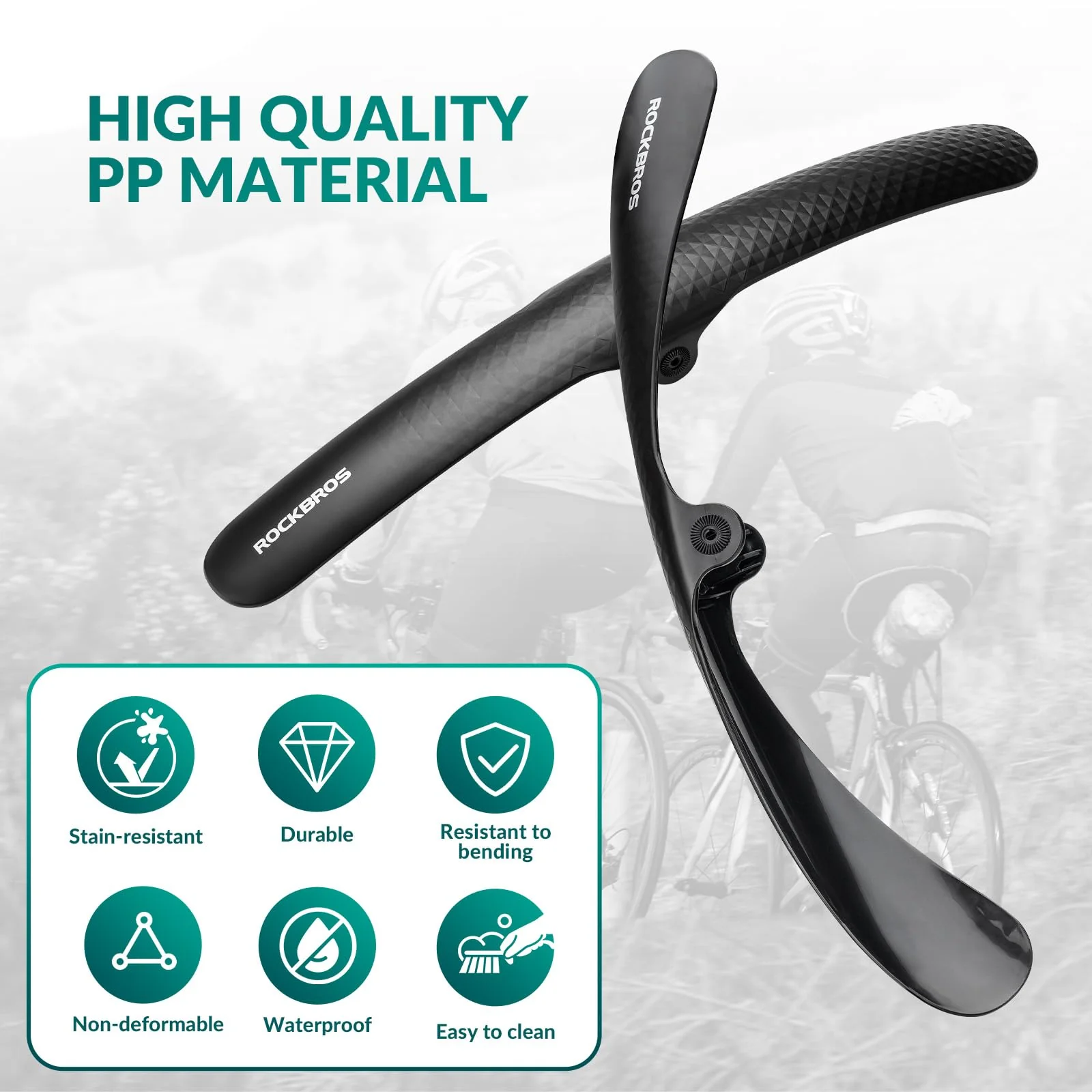 Road Bike Mudguard Adjustable Quick Release - Image 7