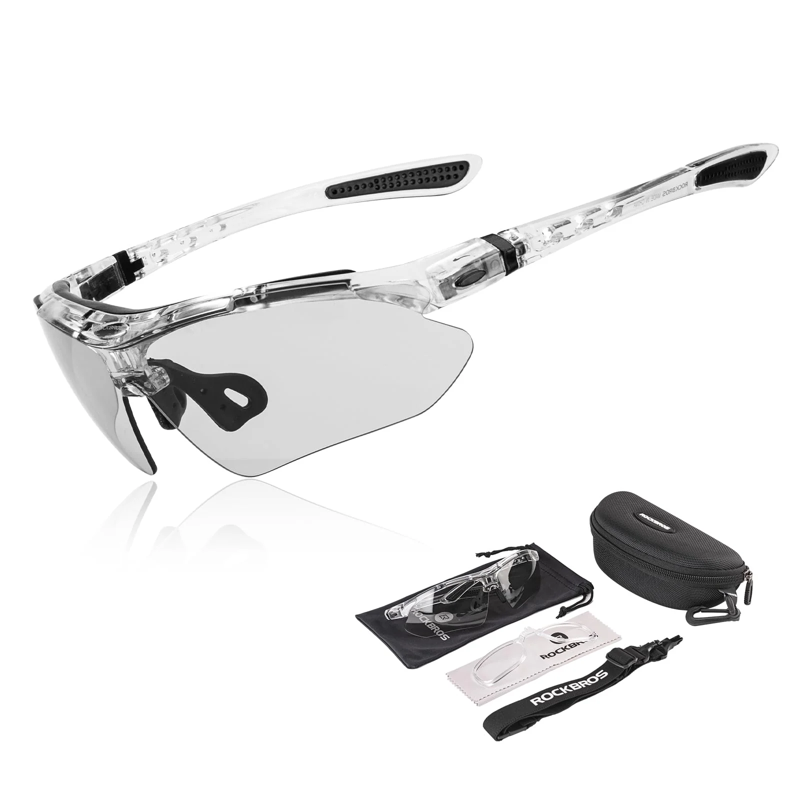 ROCKBROS Sports Sunglasses Photochromic Sunglasses with Headband - Image 13