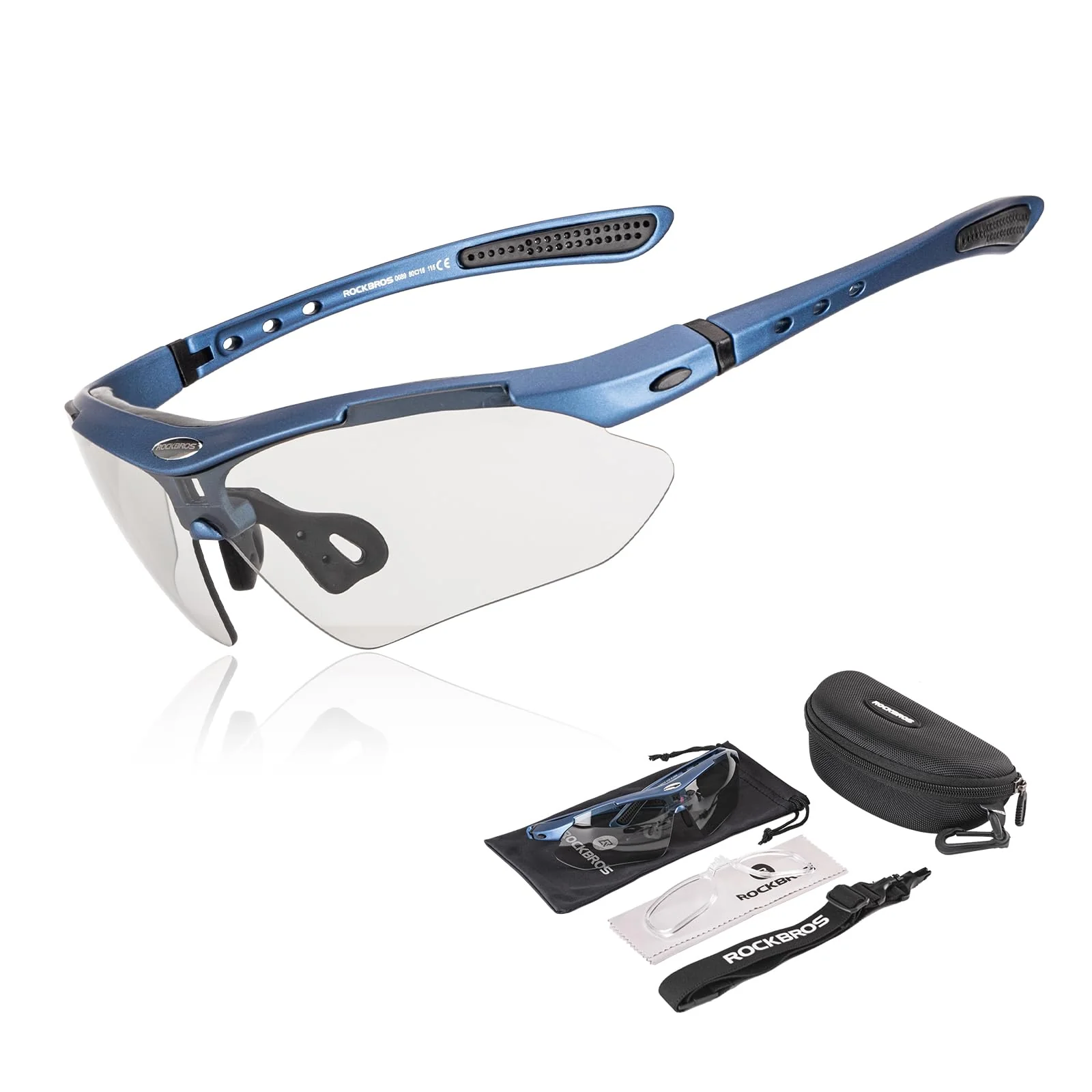 ROCKBROS Sports Sunglasses Photochromic Sunglasses with Headband - Image 19
