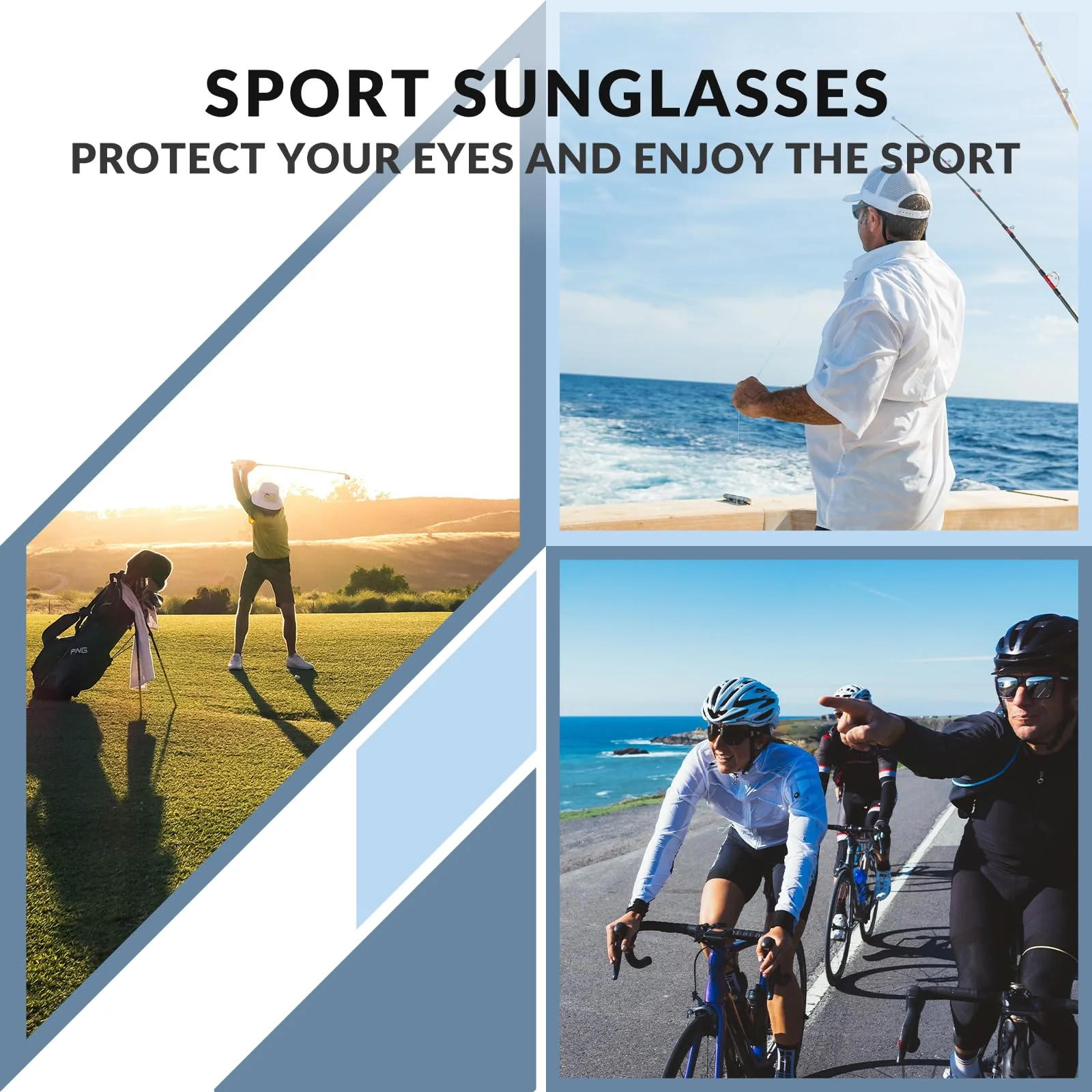 ROCKBROS Sports Sunglasses Photochromic Sunglasses with Headband - Image 24