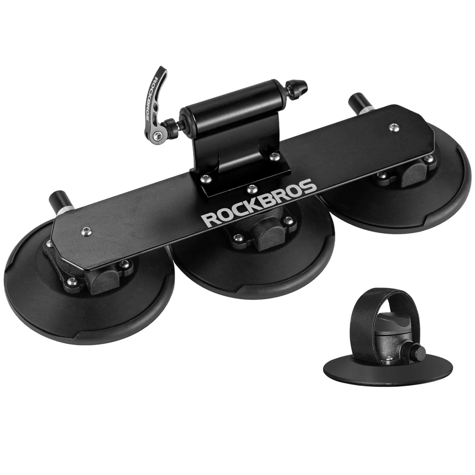 ROCKBROS Suction Cup Bike Rack for Car Roof Quick Release Vehicle Bicycle Racks - Image 5