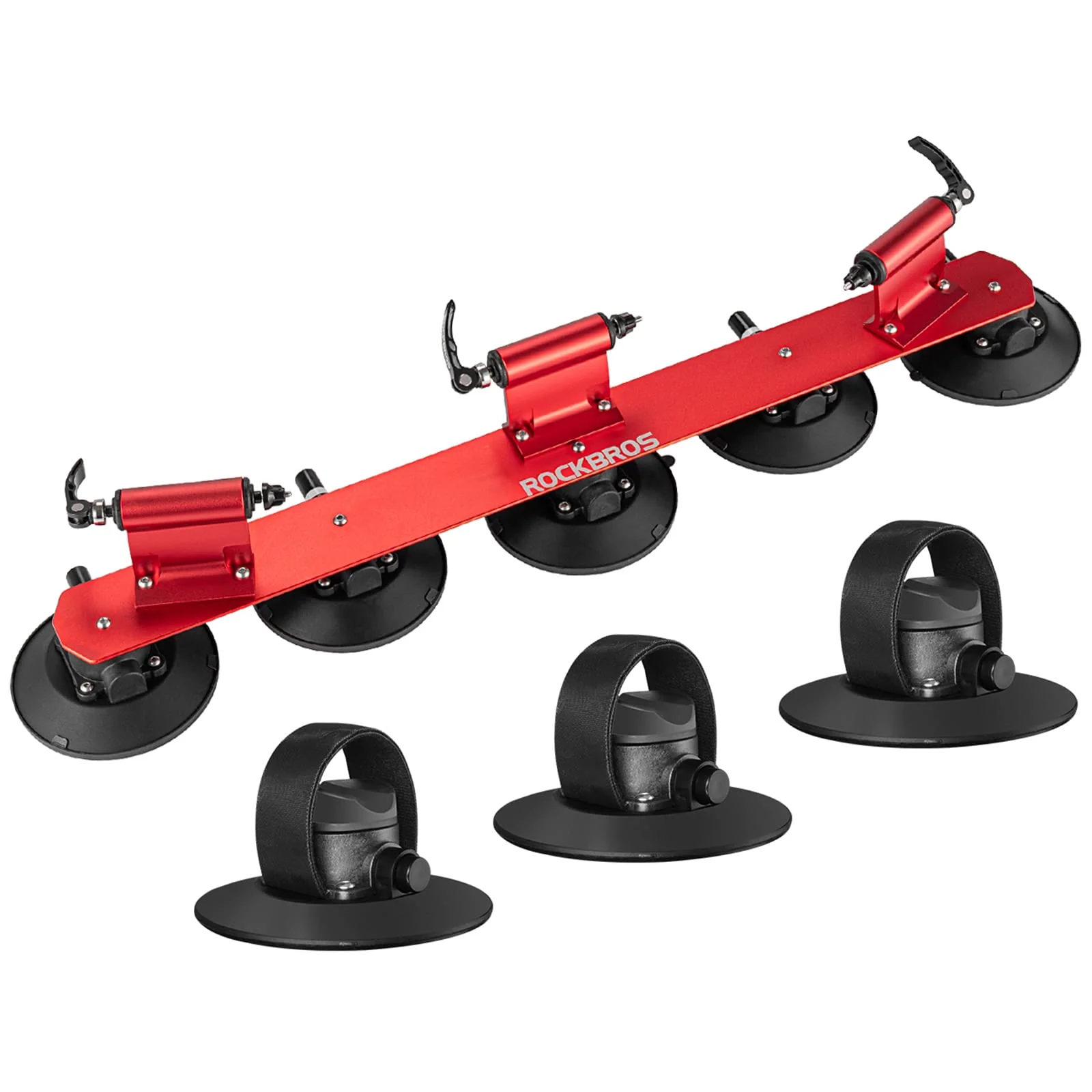 ROCKBROS Suction Cup Bike Rack for Car Roof Quick Release Vehicle Bicycle Racks - Image 7