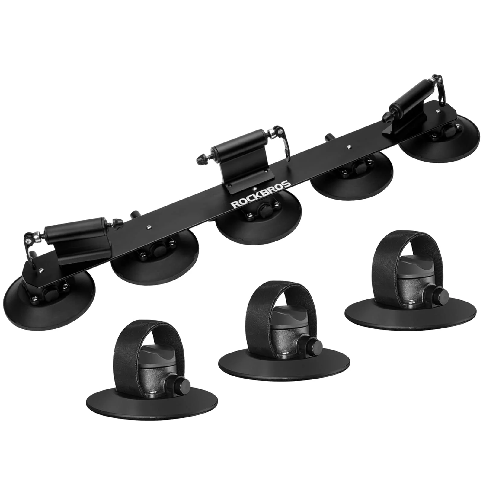 ROCKBROS Suction Cup Bike Rack for Car Roof Quick Release Vehicle Bicycle Racks - Image 8