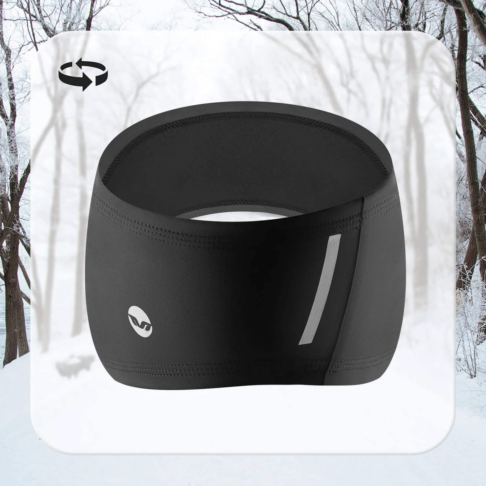 ROCKBROS TVI Cycling Headbands Windproof Winter Thermal Ear Warmer - Image 3