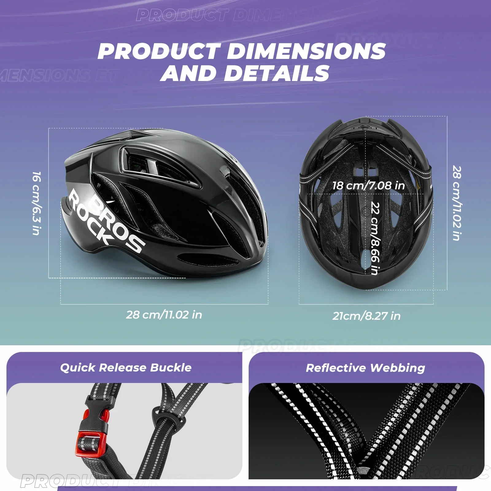 ROCKBROS Ultra-Light Bike Helmet Maximum Protection Ultimate Comfort - Image 24