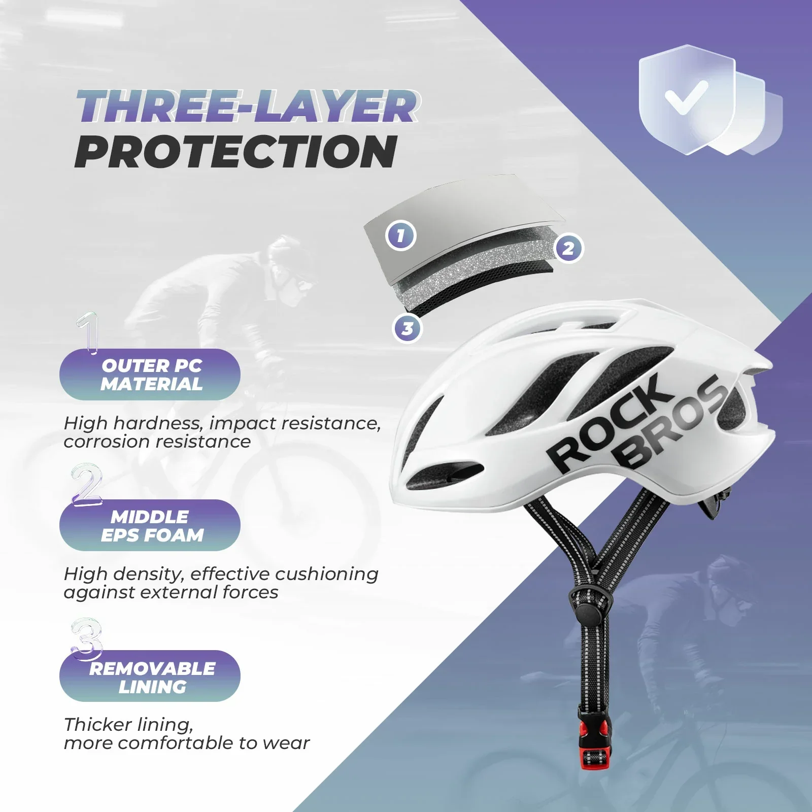 ROCKBROS Ultra-Light Bike Helmet Maximum Protection Ultimate Comfort - Image 30
