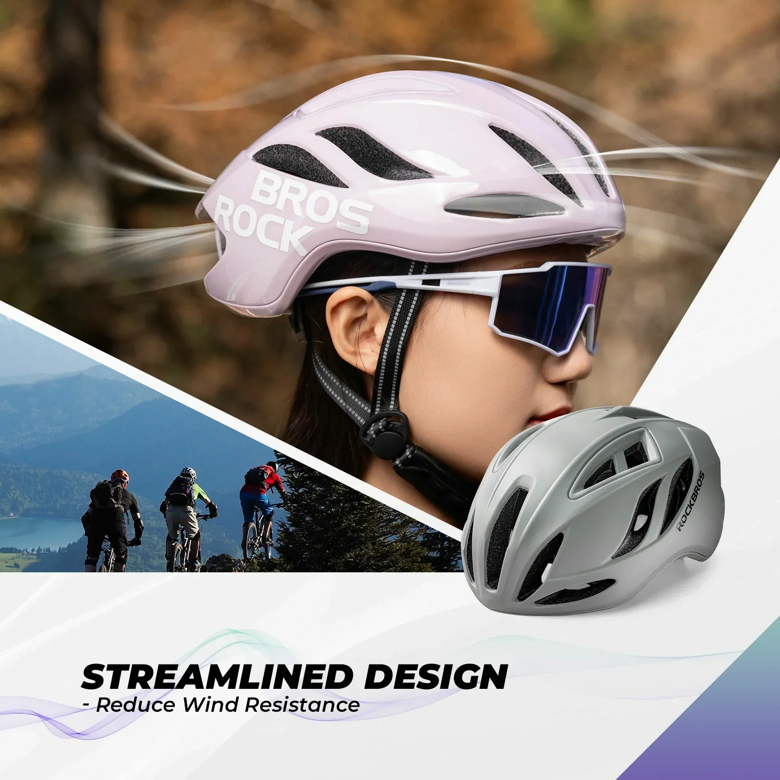 ROCKBROS Ultra-Light Bike Helmet Maximum Protection Ultimate Comfort - Image 36