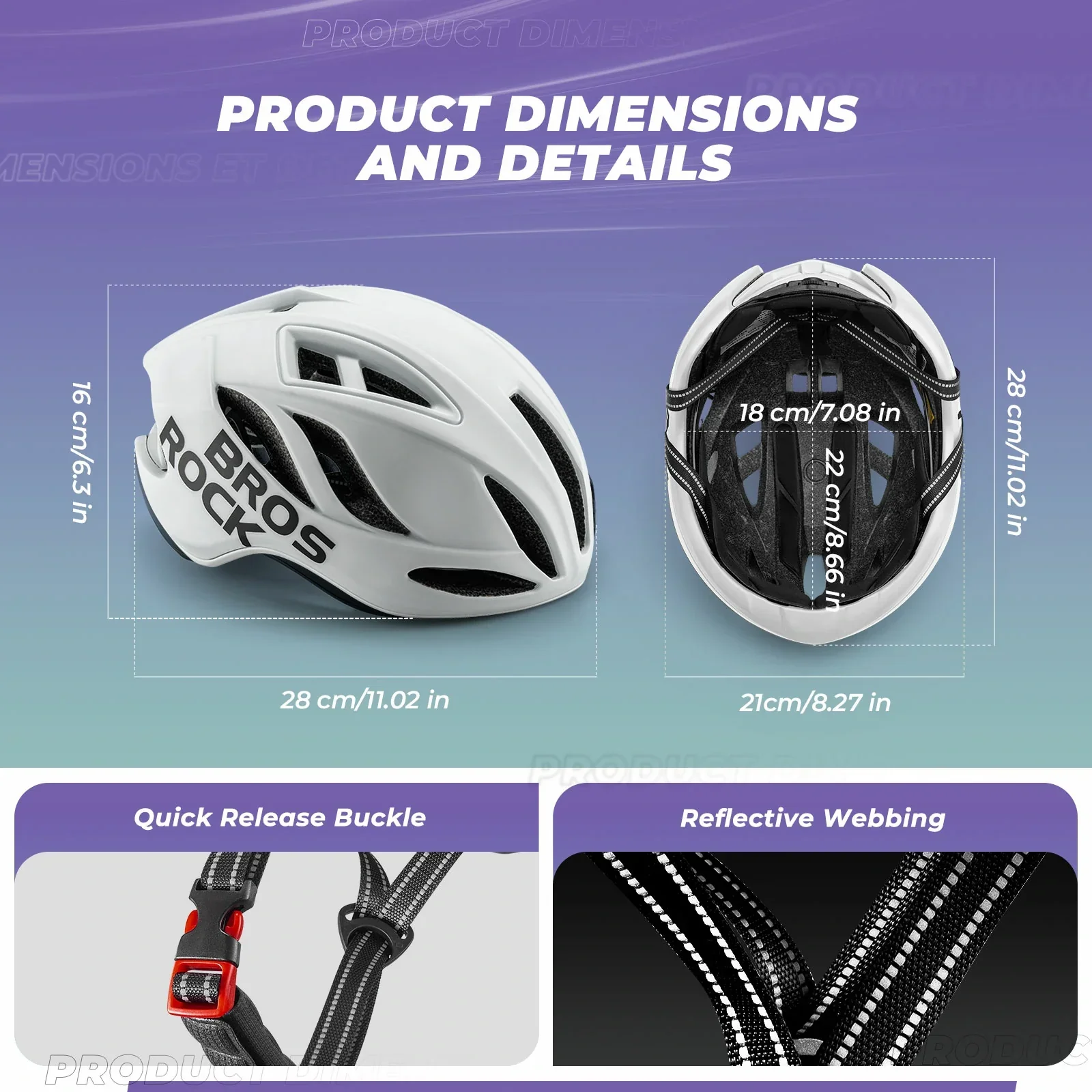 ROCKBROS Ultra-Light Bike Helmet Maximum Protection Ultimate Comfort - Image 41