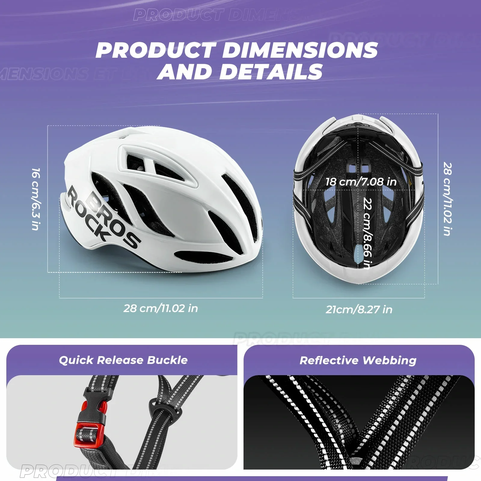 ROCKBROS Ultra-Light Bike Helmet Maximum Protection Ultimate Comfort - Image 43