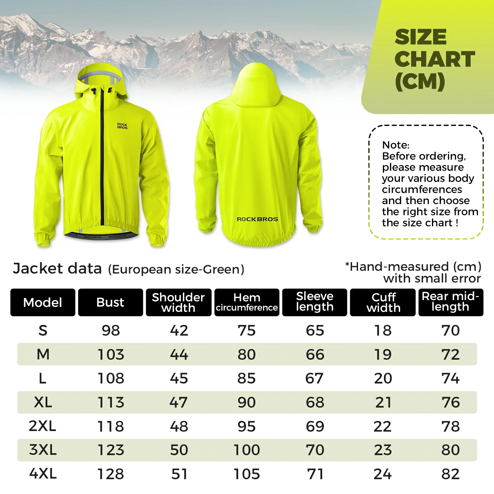 Waterproof Cycling Jacket Lightweight Breathable - Image 7