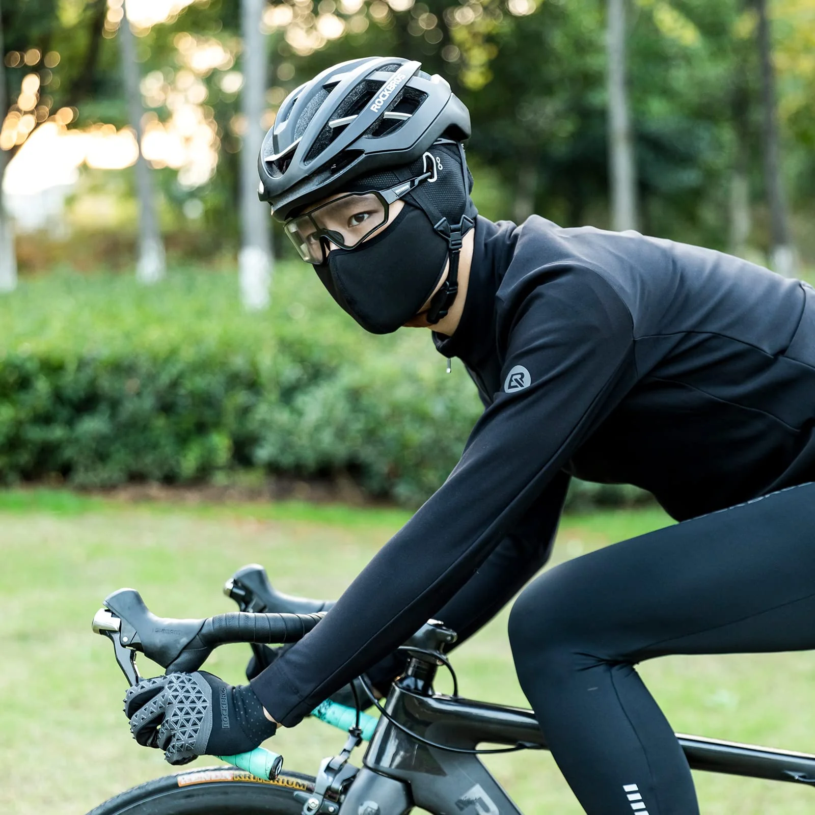 ROCKBROS Winter Balaclava Underhelmet Hat with Glasses Hole - Image 7