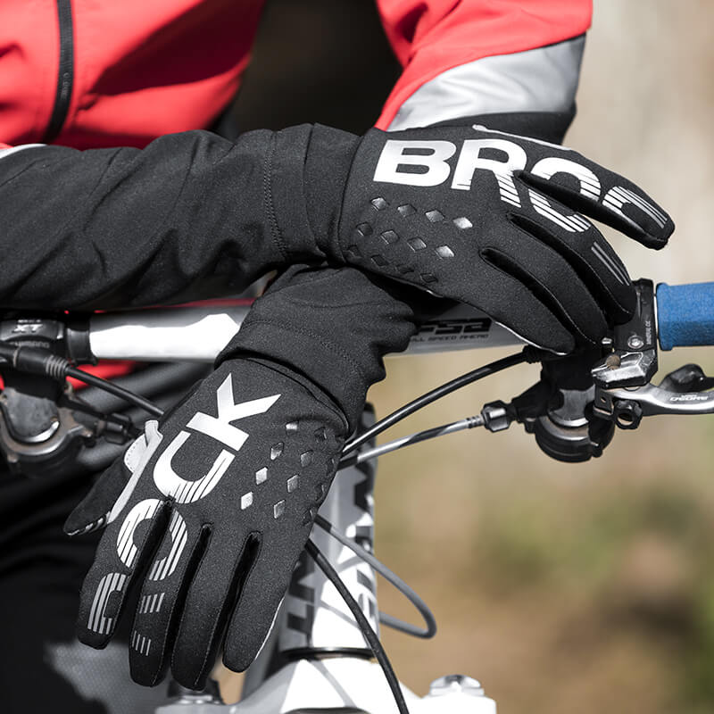 ROCKBROS Winter Cycling Gloves Windproof Shockproof Full Finger Gloves - Image 6