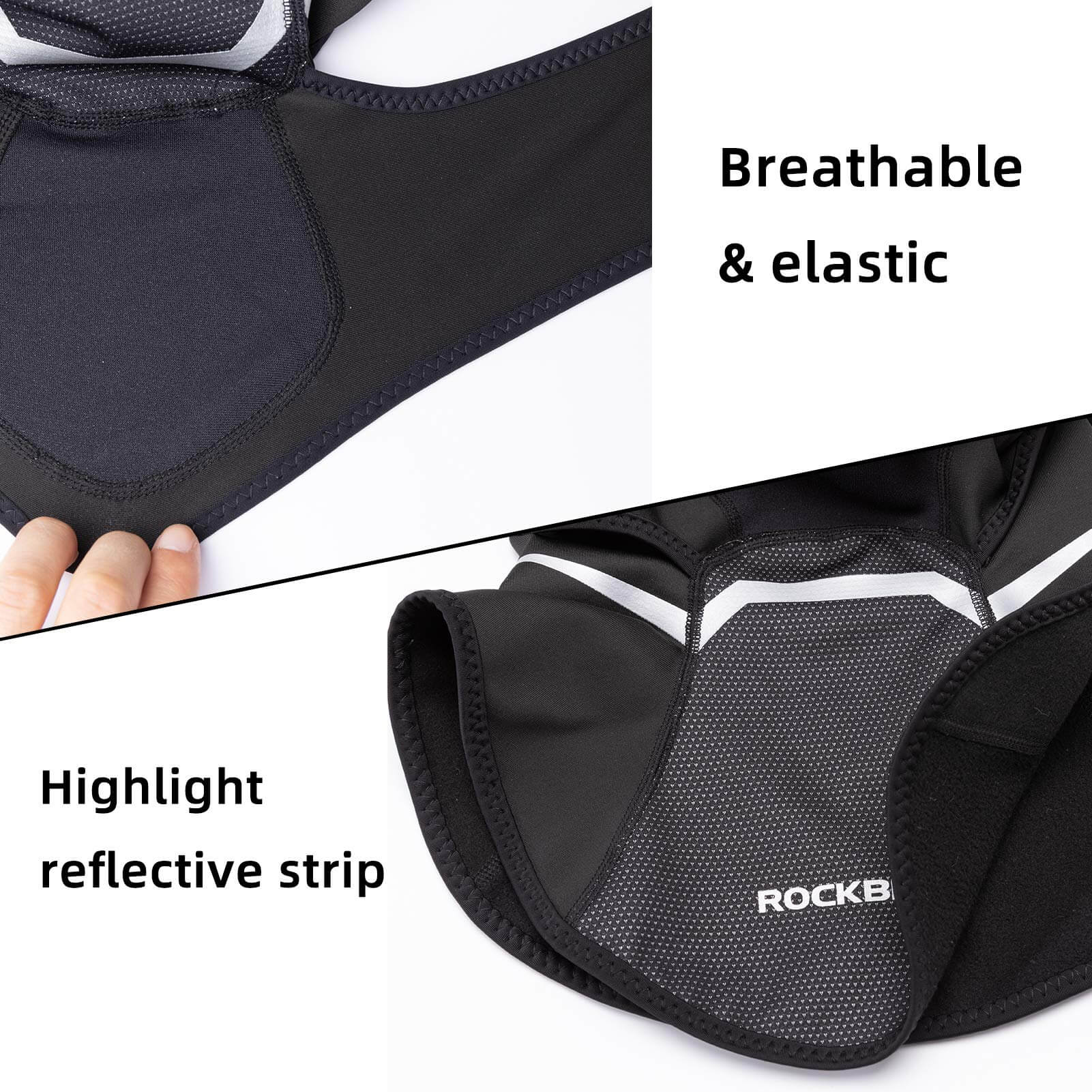ROCKBROS Winter Cycling Balaclava Windproof Full Face Hood Neck Warmer Cap - Image 8