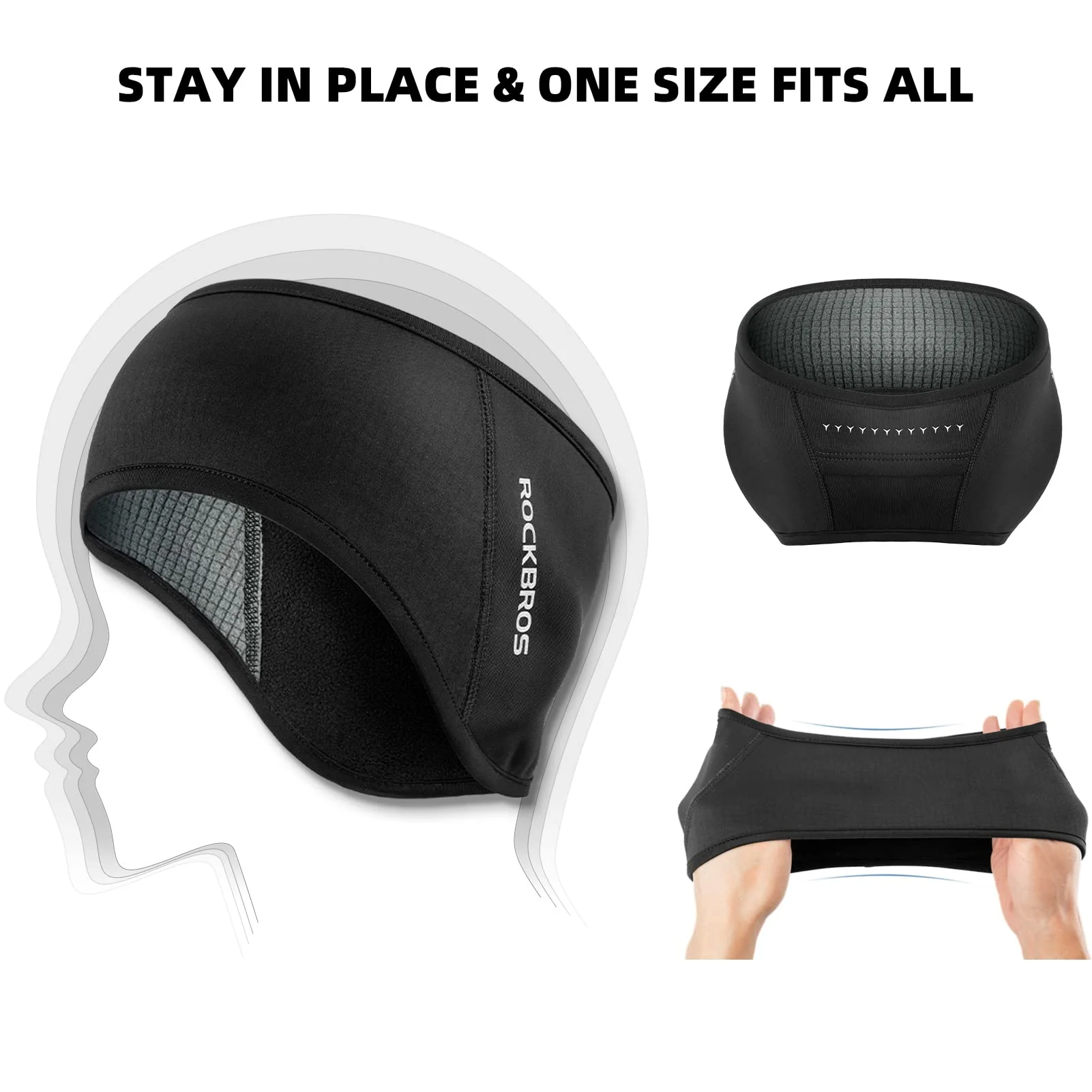 ROCKBROS Winter Sport Headband for Men Women Cycling Ear Warmers - Image 4