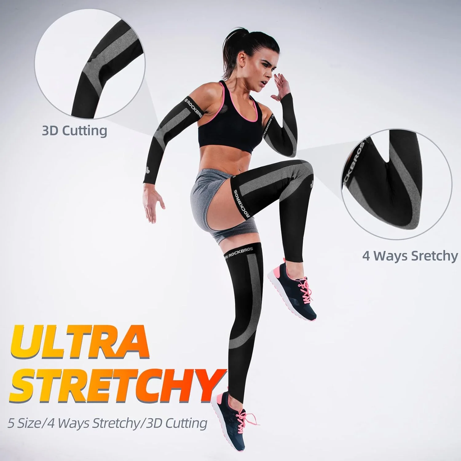 ROCKBROS Winter Thermal Arm/Leg Warmers for Women and Men - Image 8