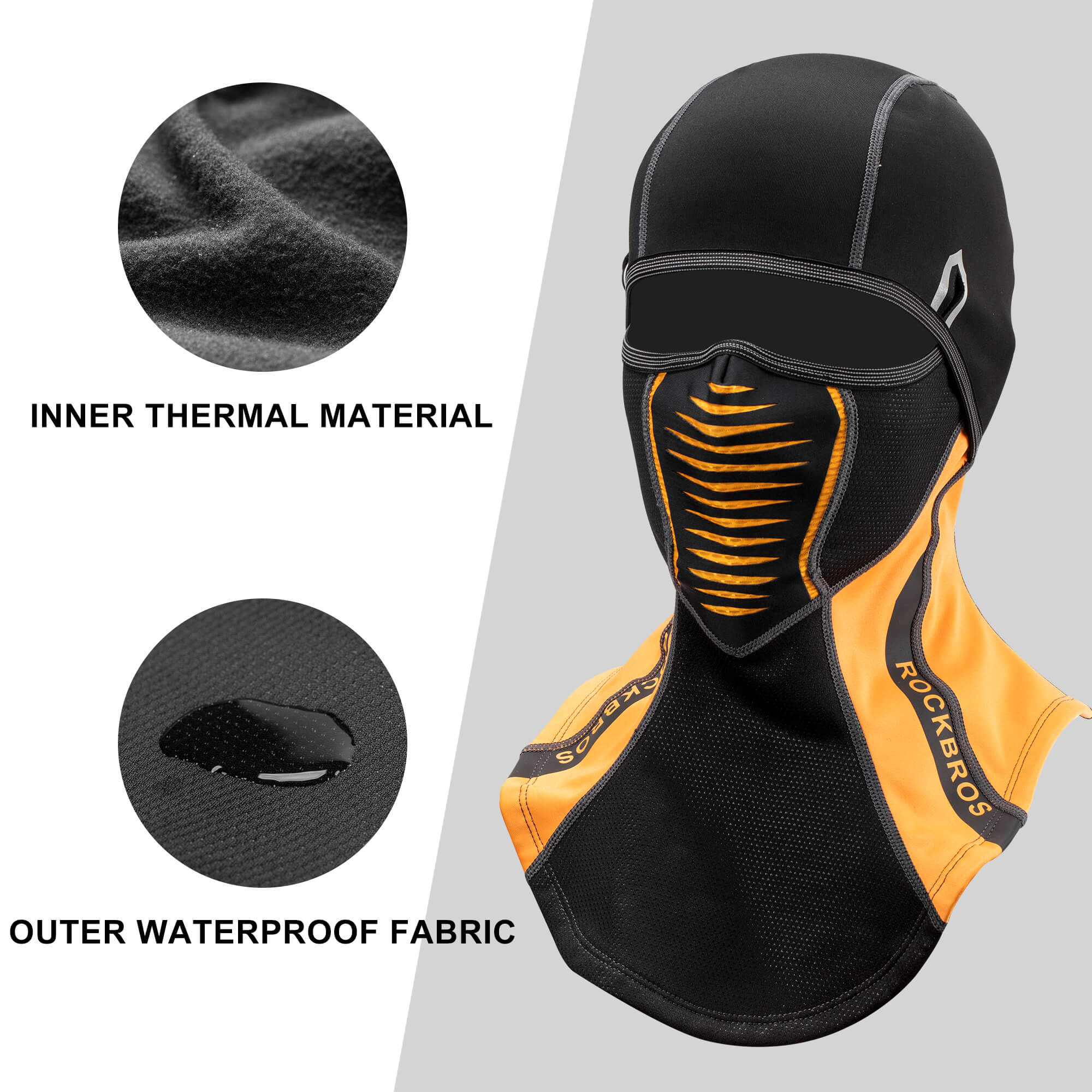 ROCKBROS Winter Windproof Balaclava Warm Cycling Cover - Image 17