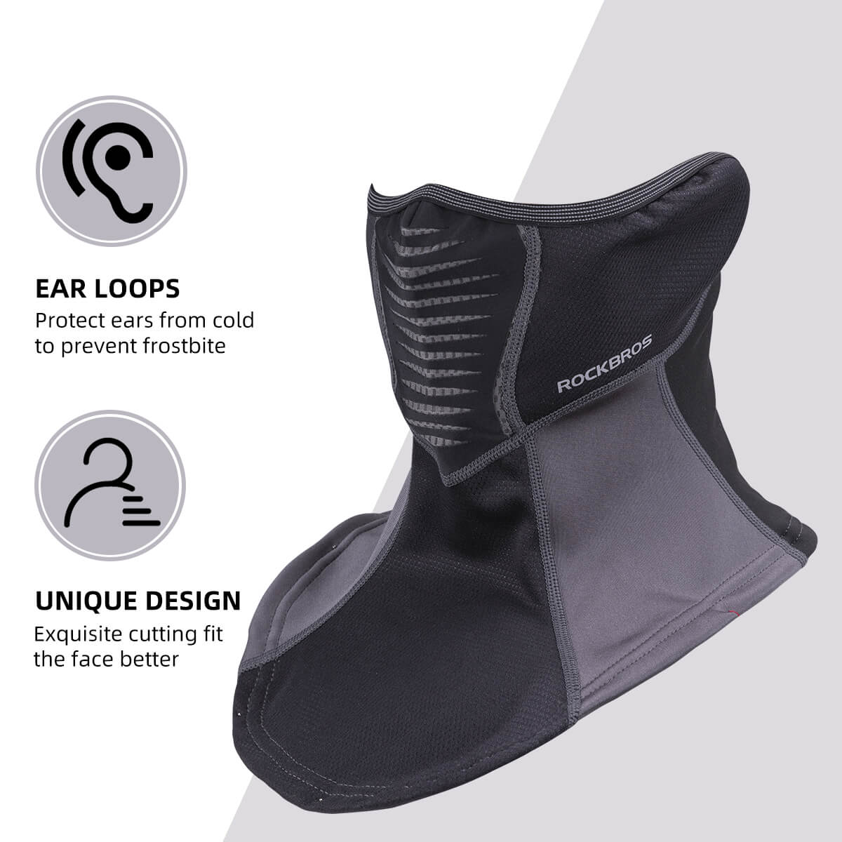 ROCKBROS Winter Windproof Balaclava Warm Cycling Cover - Image 8