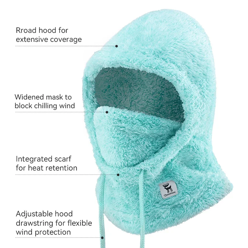 Ski Head Cover with Adjustable Ventilation and Detachable Liner for Winter Sports - Image 7