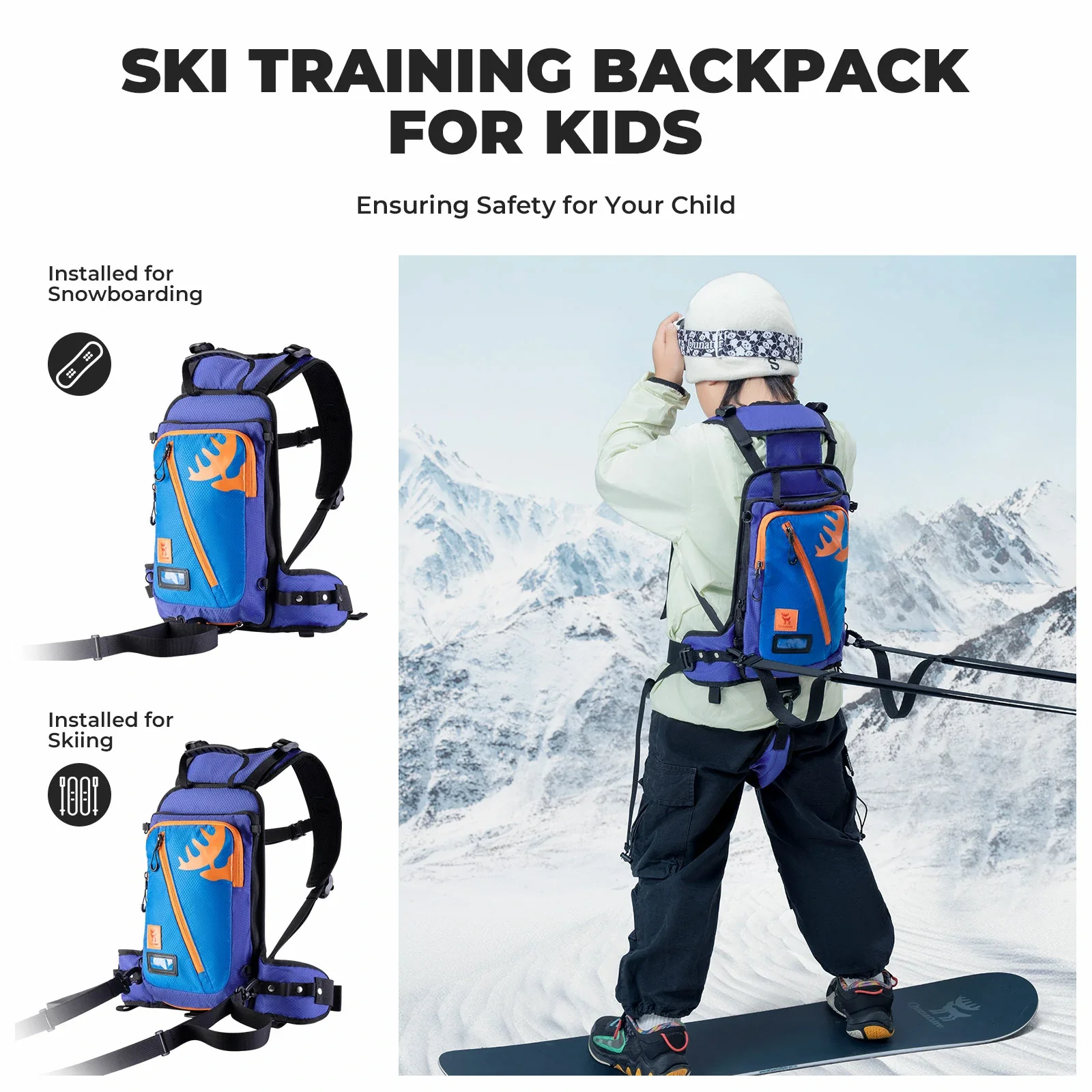 Ski Workout Strap for Snowboard and Beginner Training - Image 4