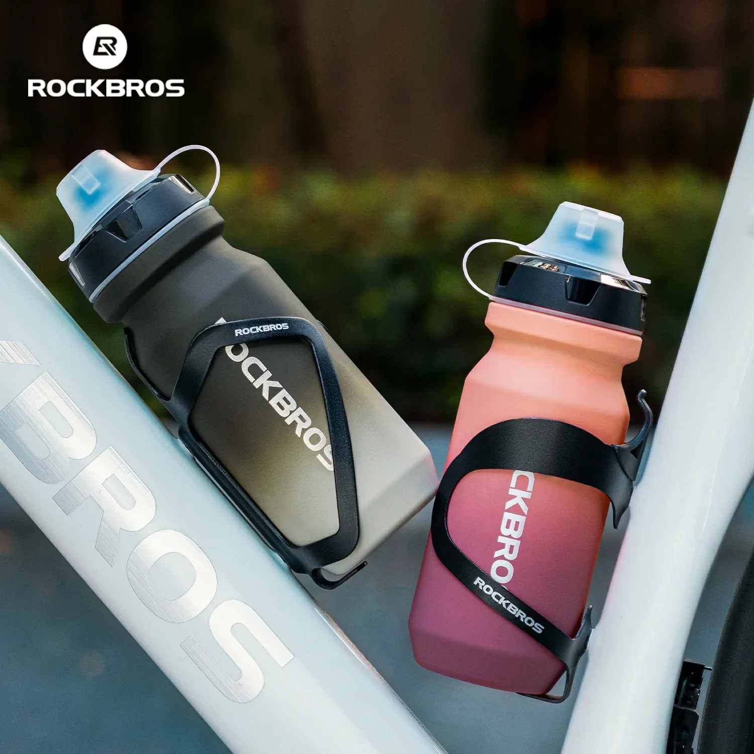 ROCKBROS Bike Bottle with Pull-Top Lid Lightweight 600/750ml - Image 20