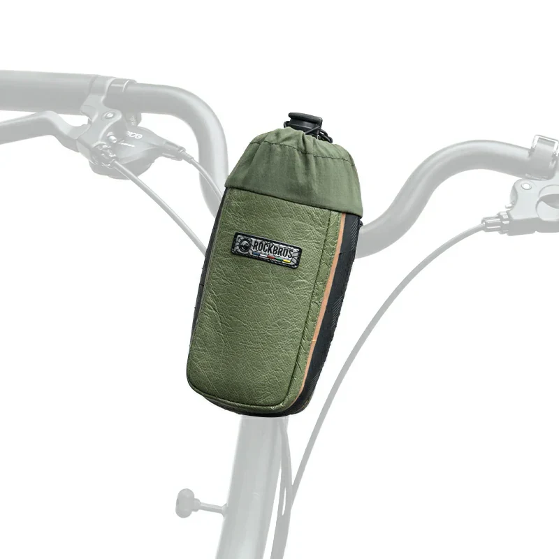 Road-to-Sky Sustainable Eco-Friendly Recycled Tire Bike Water Bottle Bags 0.8L