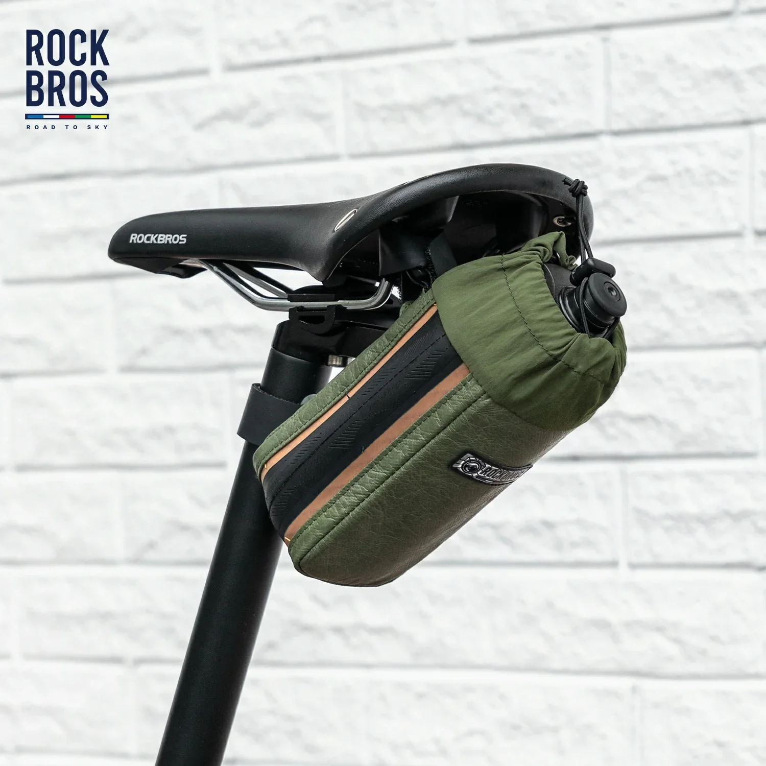 Road-to-Sky Sustainable Eco-Friendly Recycled Tire Bike Water Bottle Bags 0.8L - Image 5