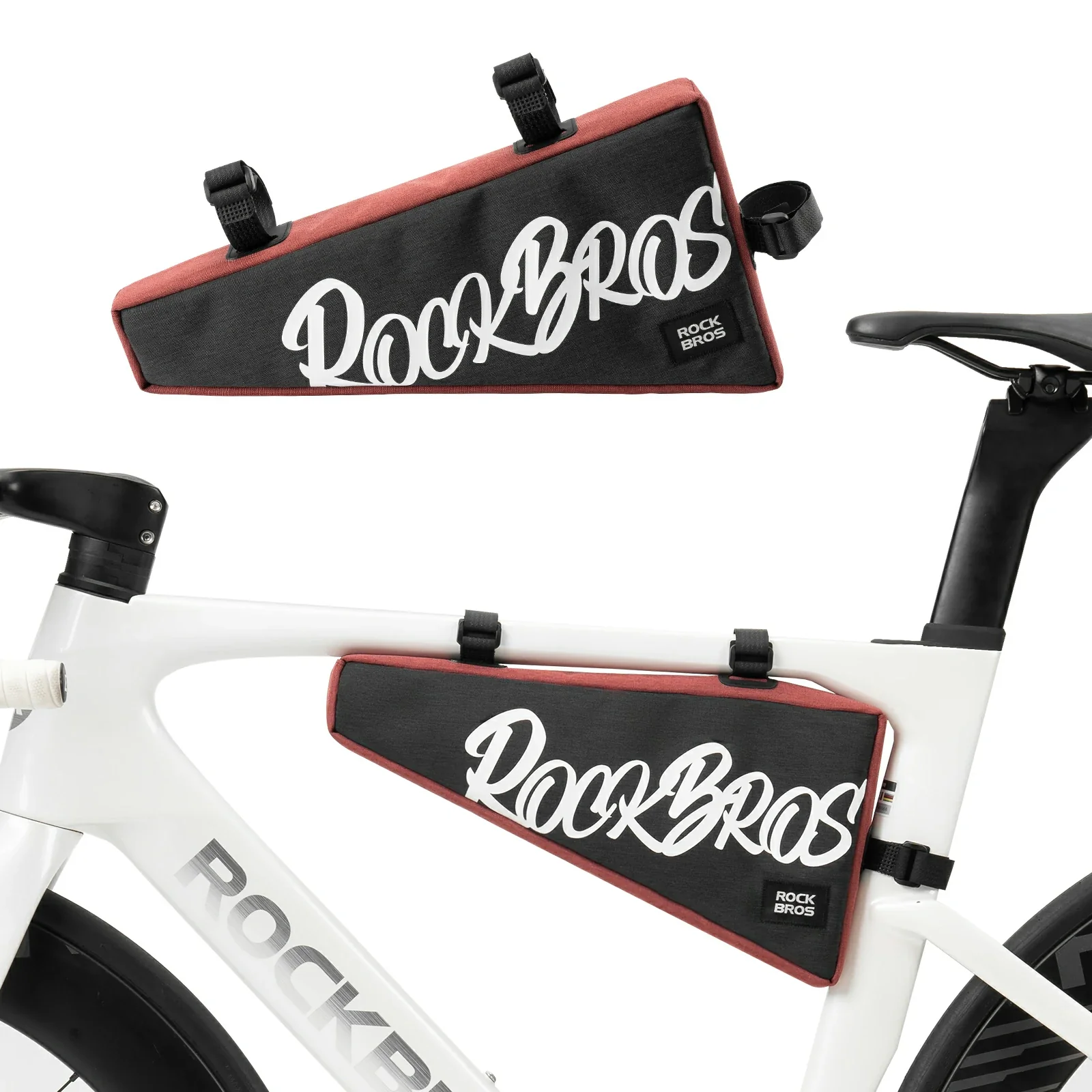 Triangle Bike Frame Bag 1.9L Storage for MTB Gravel & Road Bikes - Image 4