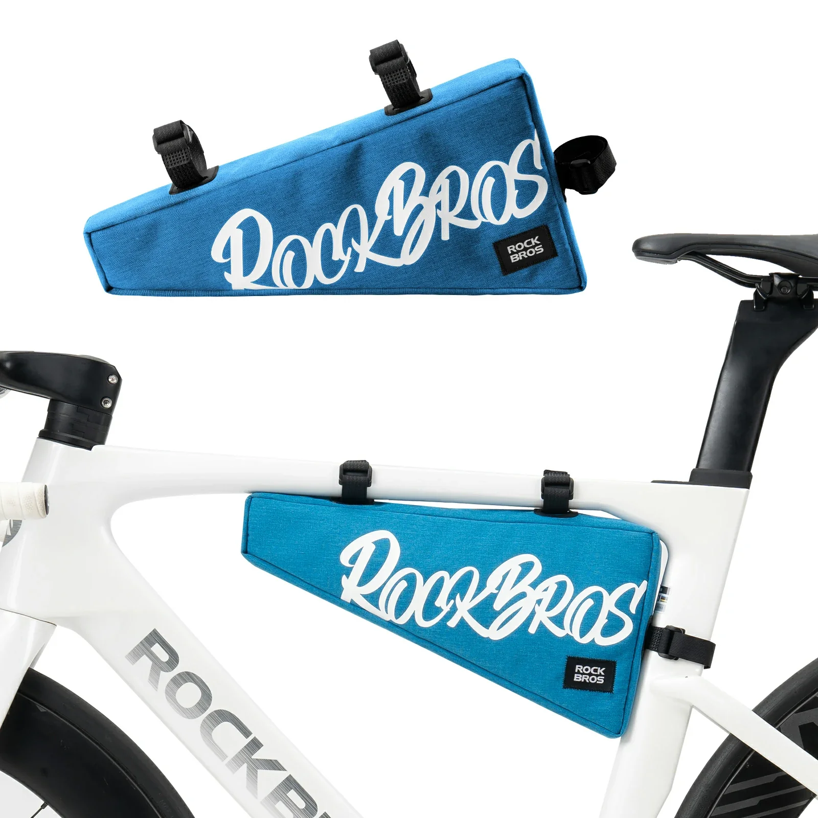 Triangle Bike Frame Bag 1.9L Storage for MTB Gravel & Road Bikes - Image 6
