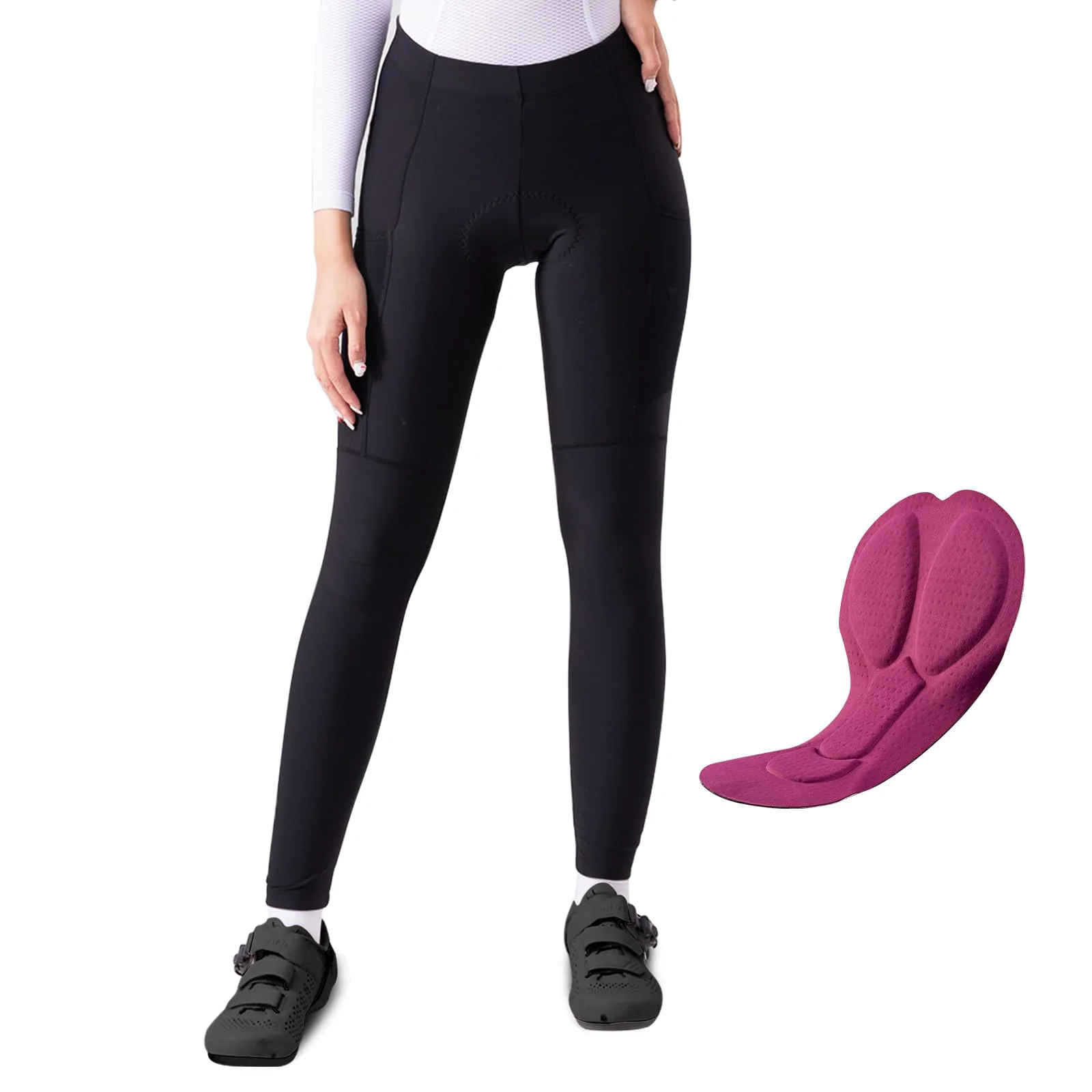 Women's Winter Cycling Tights 3D Padded Windproof Quick-Dry - Image 2
