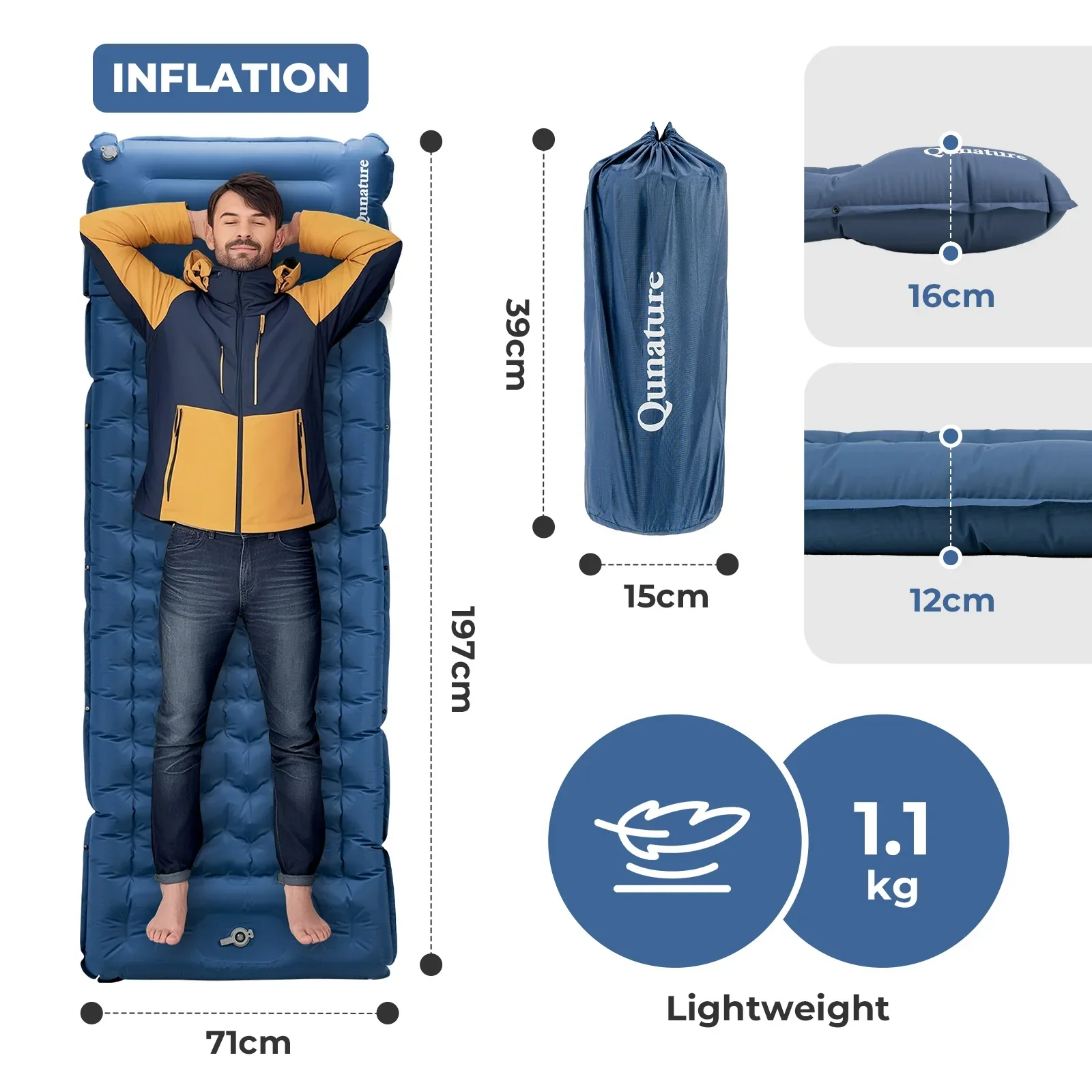 Ultra-Light Inflatable Sleeping Mats - Image 3