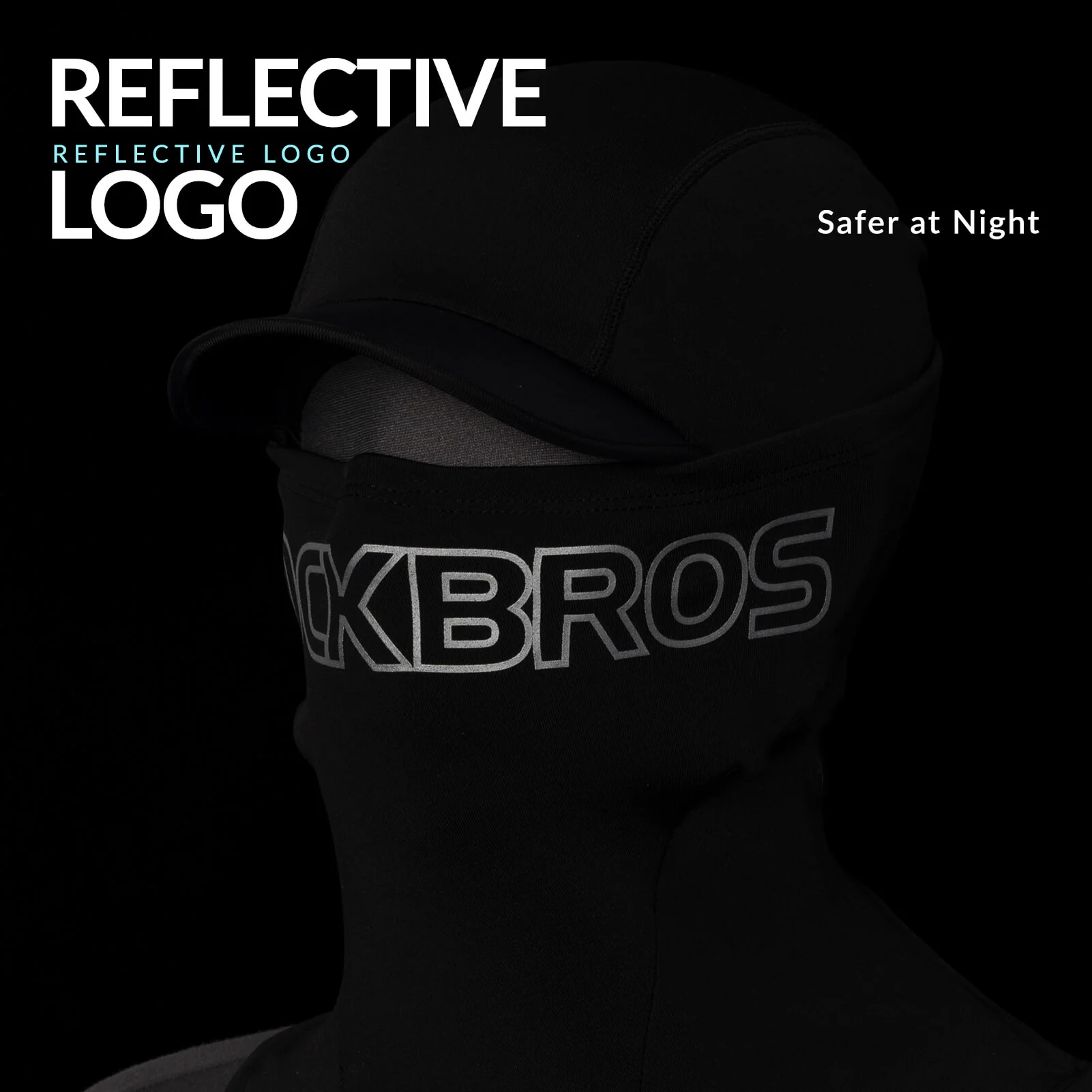 ROCKBROS Winter Windproof Cycling Balaclava Warm Face Hood Mask - Image 3