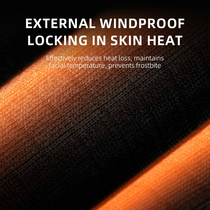 Waffle Grid Hooded Mask with Full-Face Cold Protection & Comfort Fit - Image 4
