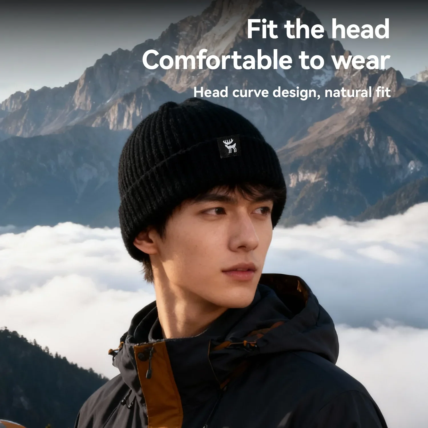 Warm Full-Ear Knitted Beanie - Image 10