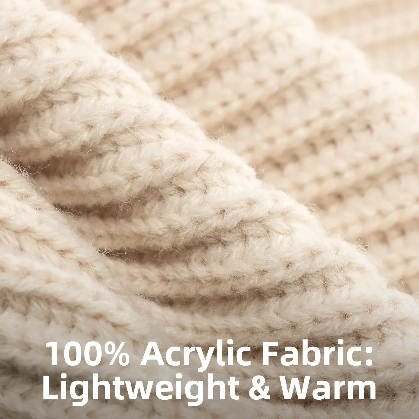 Warm Full-Ear Knitted Beanie - Image 5