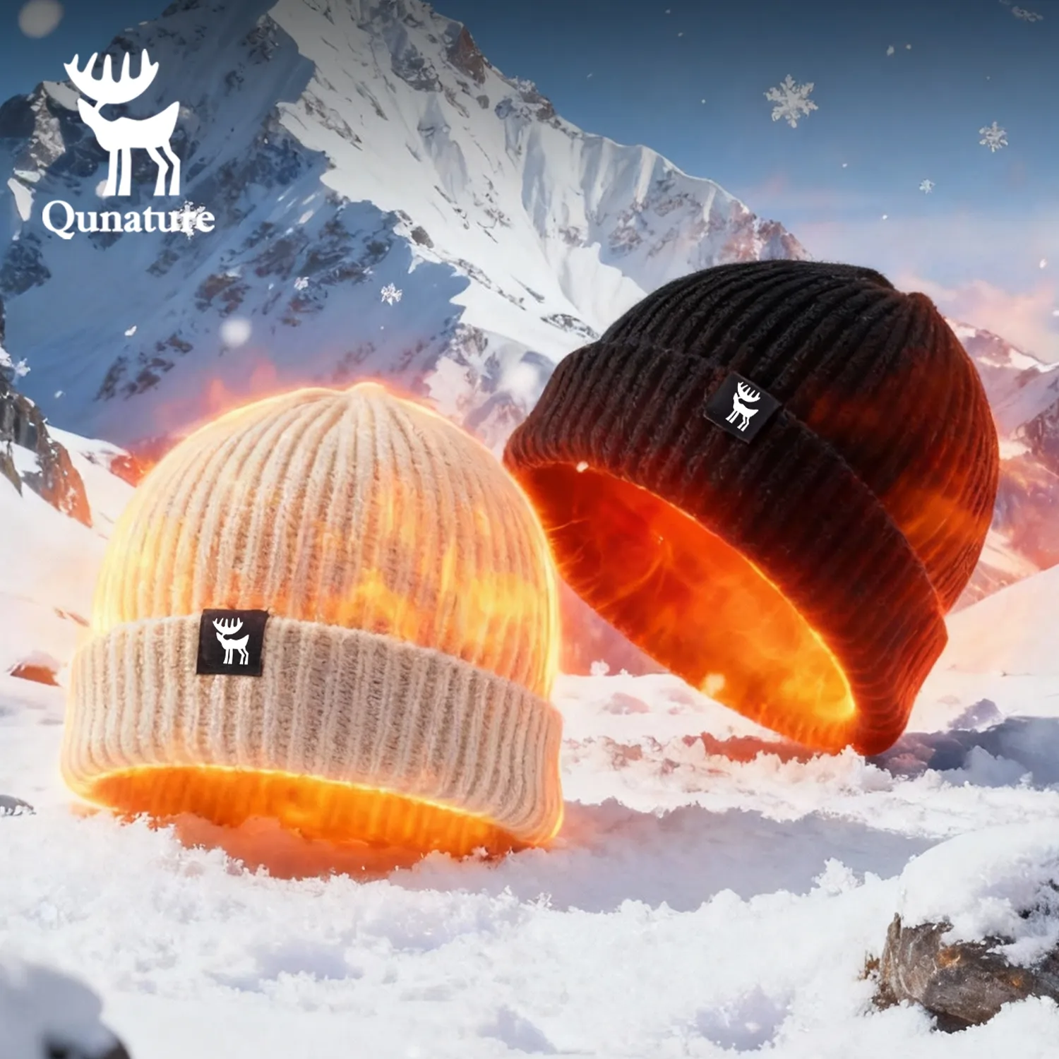 Warm Full-Ear Knitted Beanie - Image 6