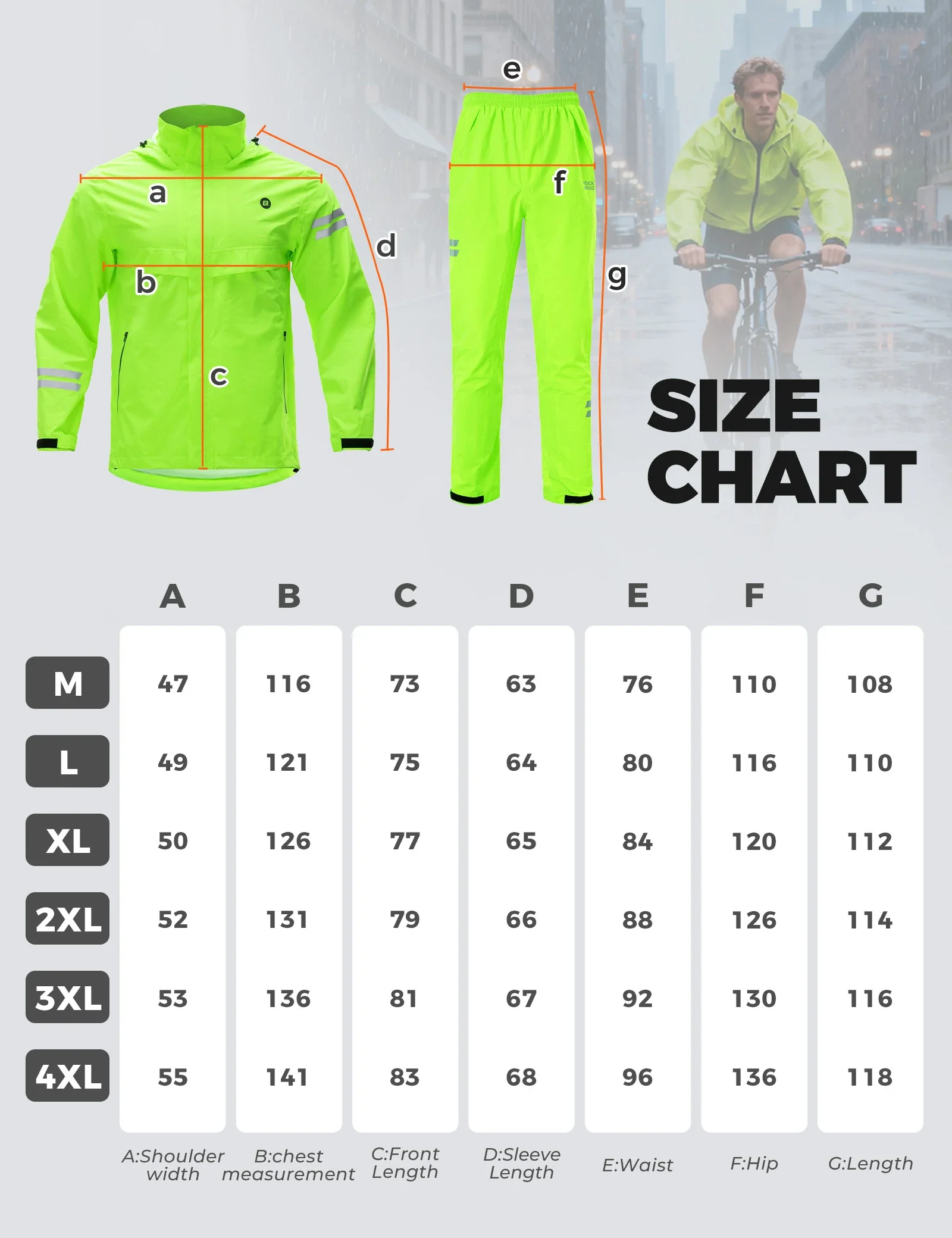 Waterproof Jacket Trousers Set YPY028 - Image 6